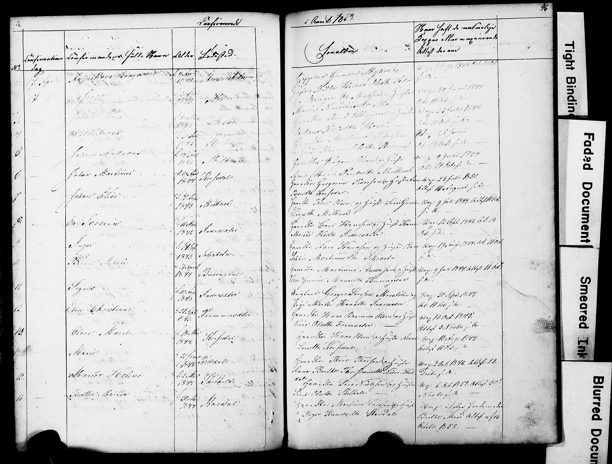 Ministerialprotokoller, klokkerbøker og fødselsregistre - Møre og Romsdal, AV/SAT-A-1454/521/L0301: Parish register (copy) no. 521C02, 1854-1881, p. 96