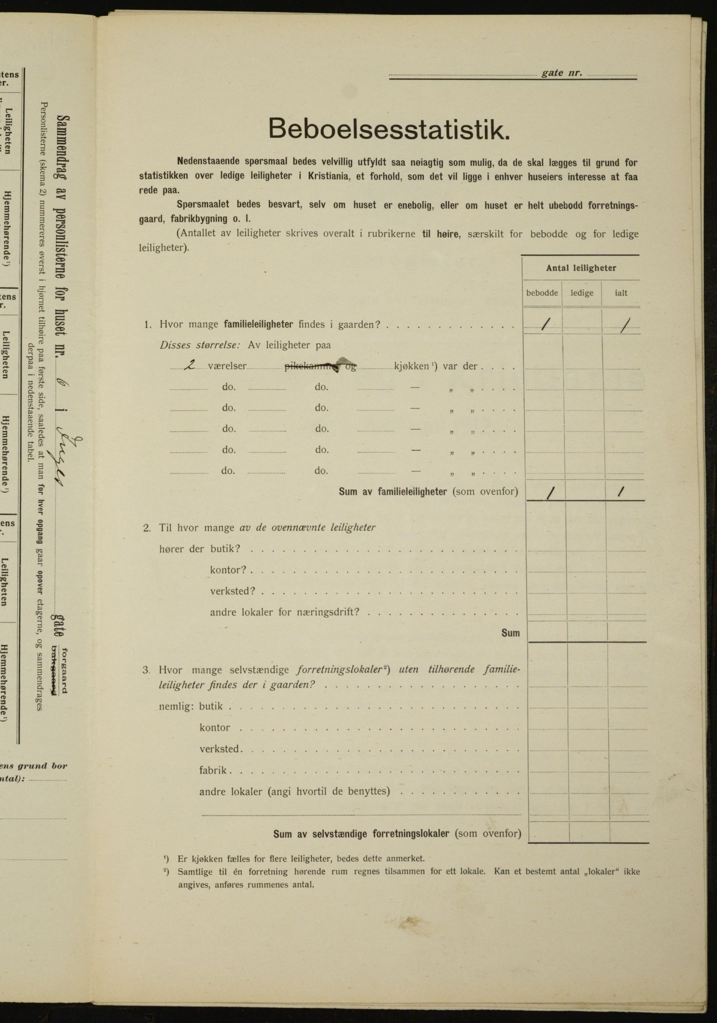 OBA, Municipal Census 1912 for Kristiania, 1912, p. 44297