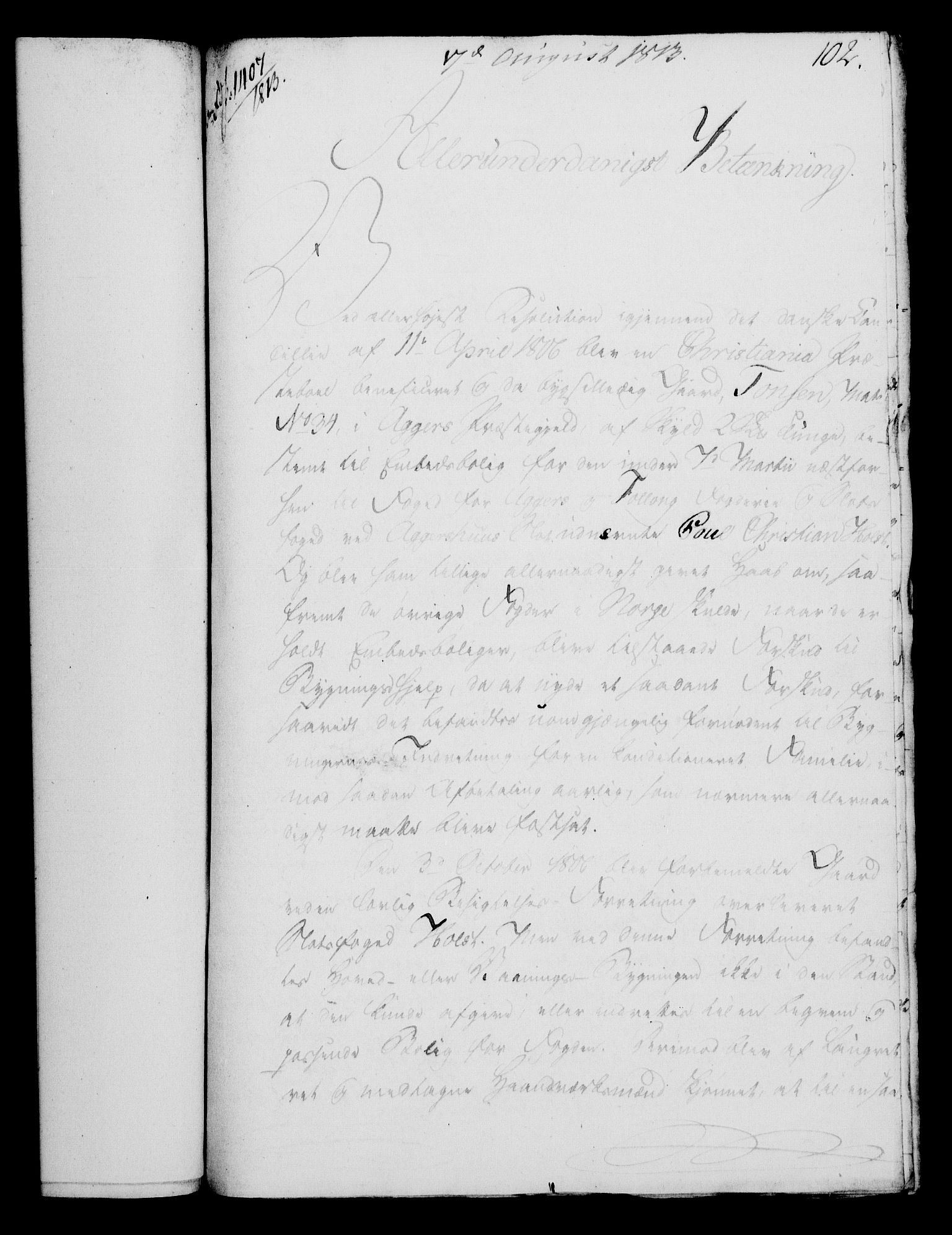 Rentekammeret, Kammerkanselliet, RA/EA-3111/G/Gf/Gfa/L0095: Norsk relasjons- og resolusjonsprotokoll (merket RK 52.95), 1813-1814, p. 434
