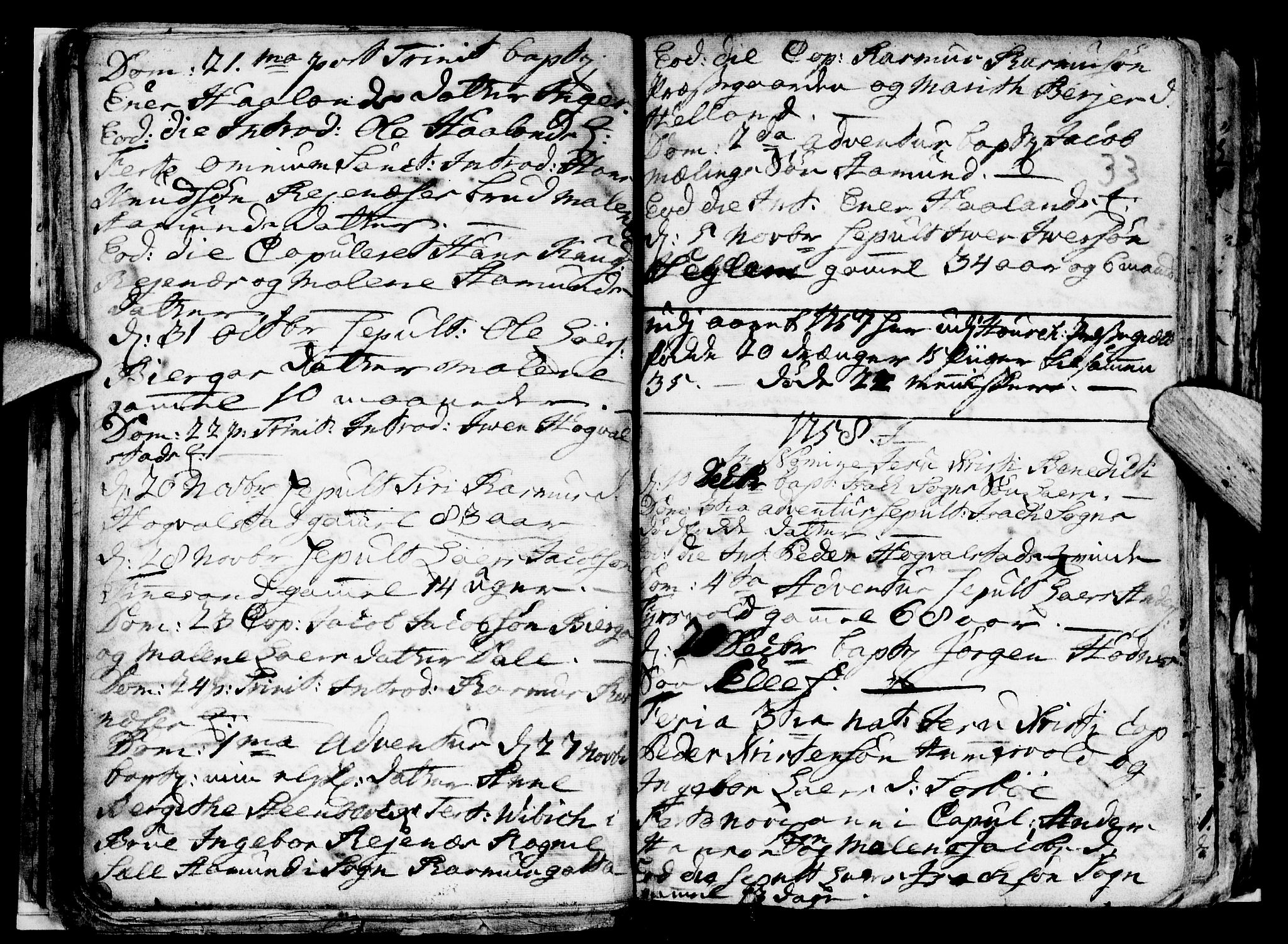 Rennesøy sokneprestkontor, SAST/A -101827/H/Ha/Haa/L0002: Parish register (official) no. A 2, 1749-1771, p. 33