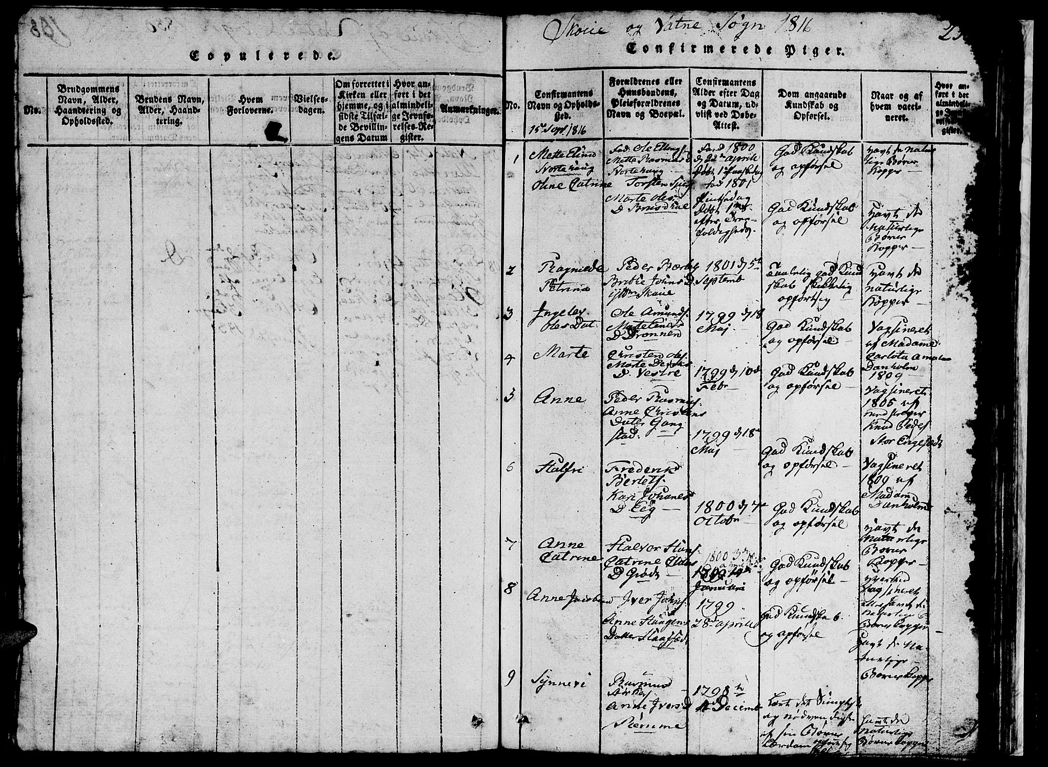 Ministerialprotokoller, klokkerbøker og fødselsregistre - Møre og Romsdal, SAT/A-1454/524/L0360: Parish register (copy) no. 524C01, 1816-1830, p. 231