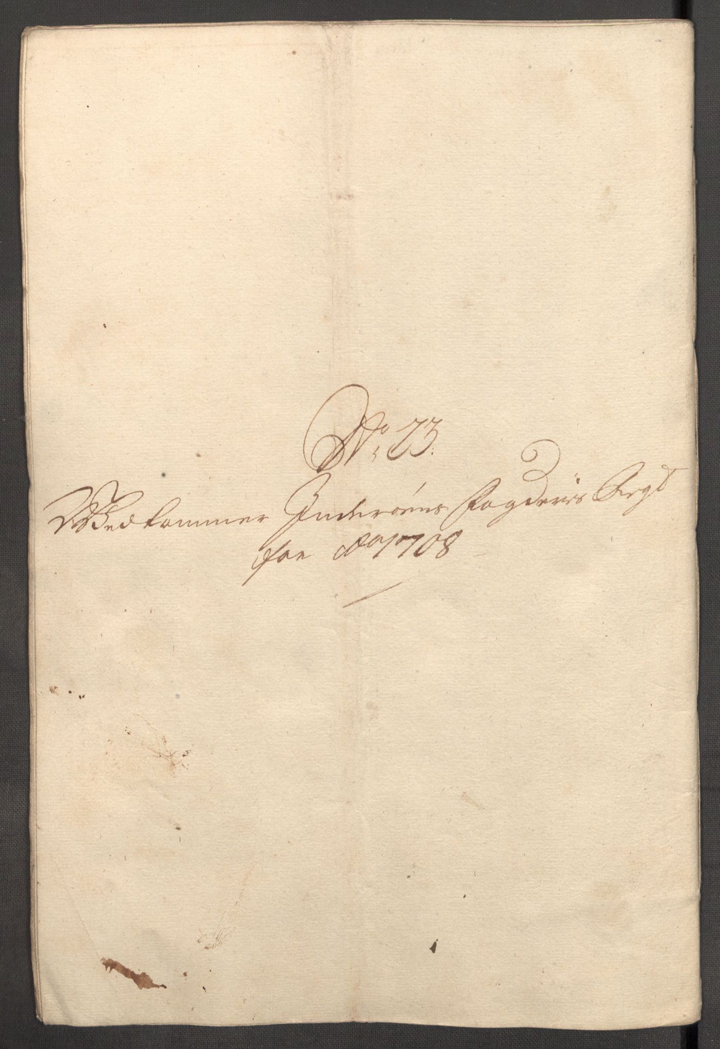 Rentekammeret inntil 1814, Reviderte regnskaper, Fogderegnskap, RA/EA-4092/R63/L4316: Fogderegnskap Inderøy, 1708, p. 239