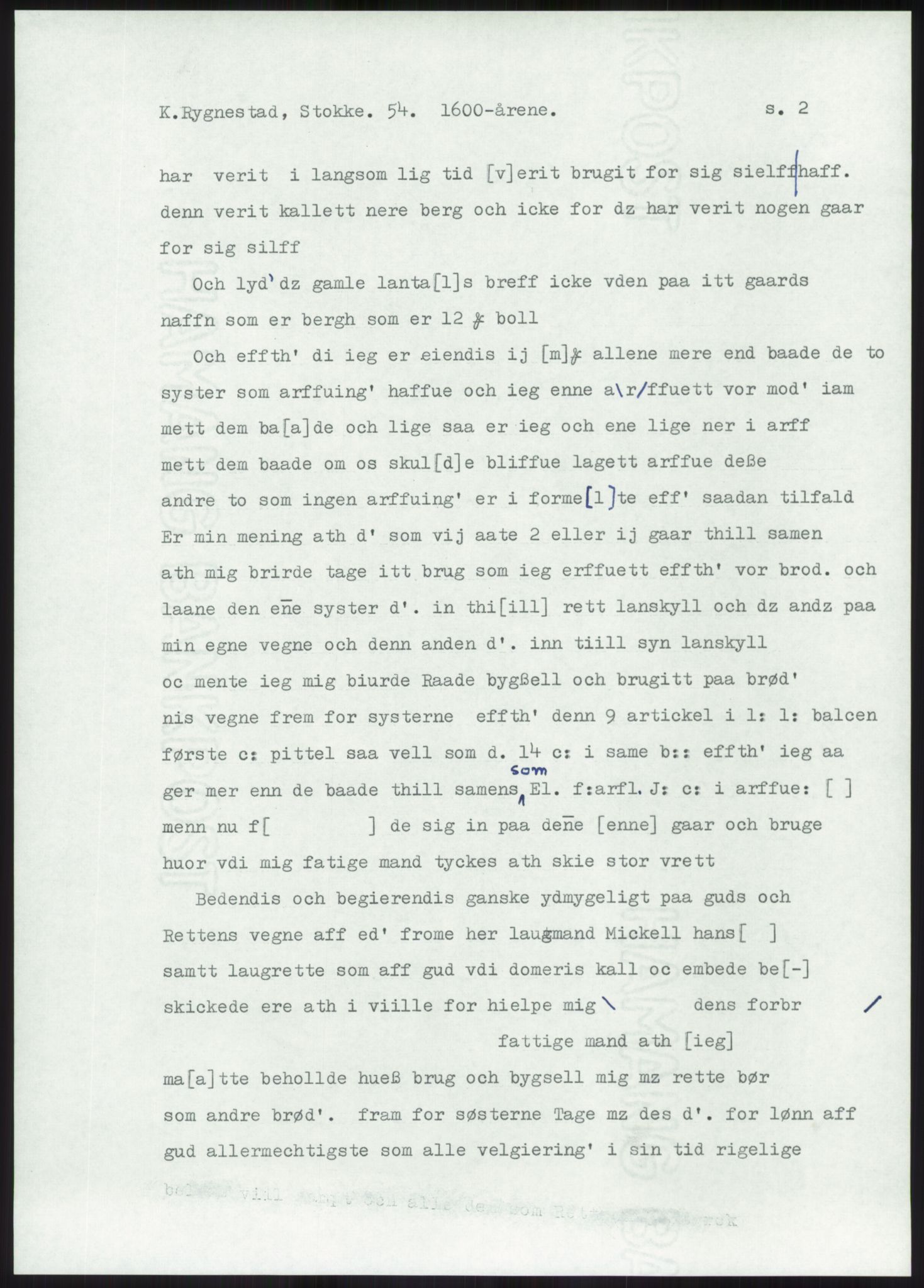 Samlinger til kildeutgivelse, Diplomavskriftsamlingen, AV/RA-EA-4053/H/Ha, p. 1600