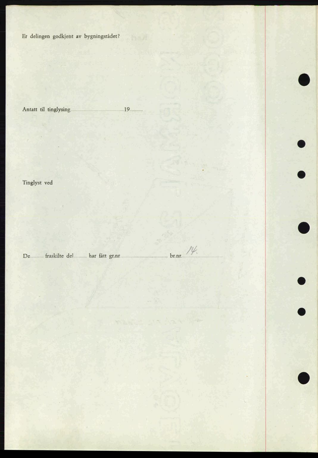 Tønsberg sorenskriveri, AV/SAKO-A-130/G/Ga/Gaa/L0015: Mortgage book no. A15, 1944-1944, Diary no: : 1839/1944