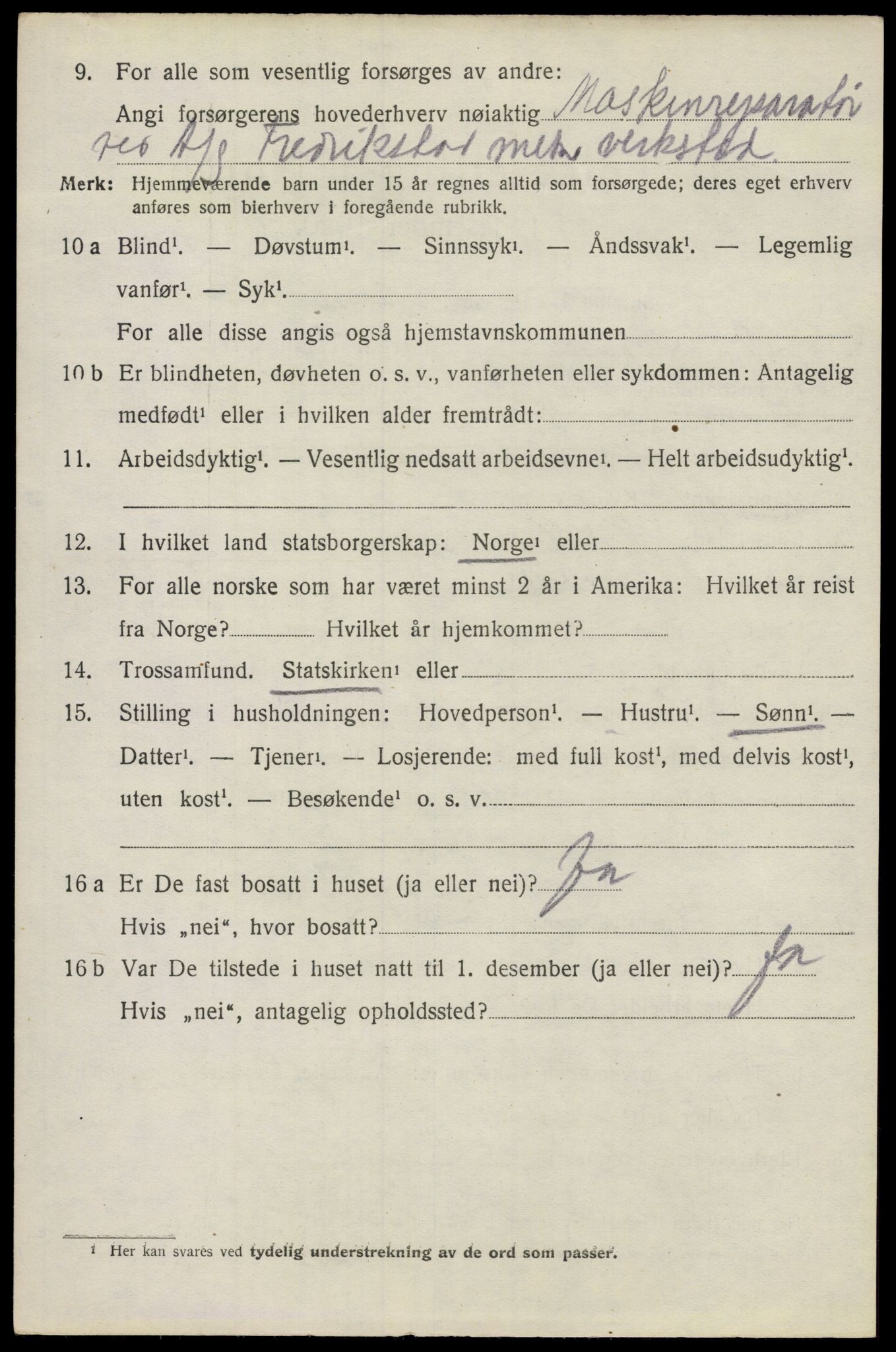 SAO, 1920 census for Kråkerøy, 1920, p. 2581