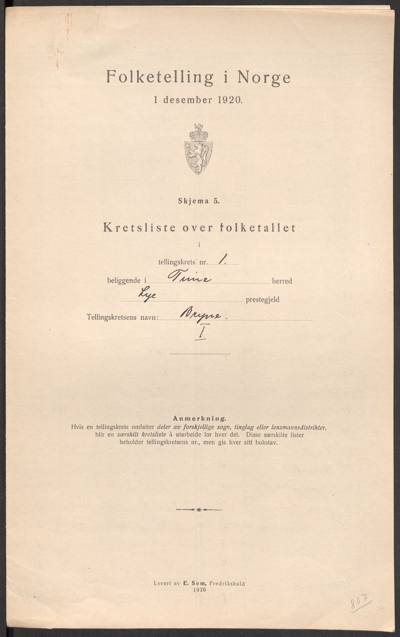 SAST, 1920 census for Time, 1920, p. 9