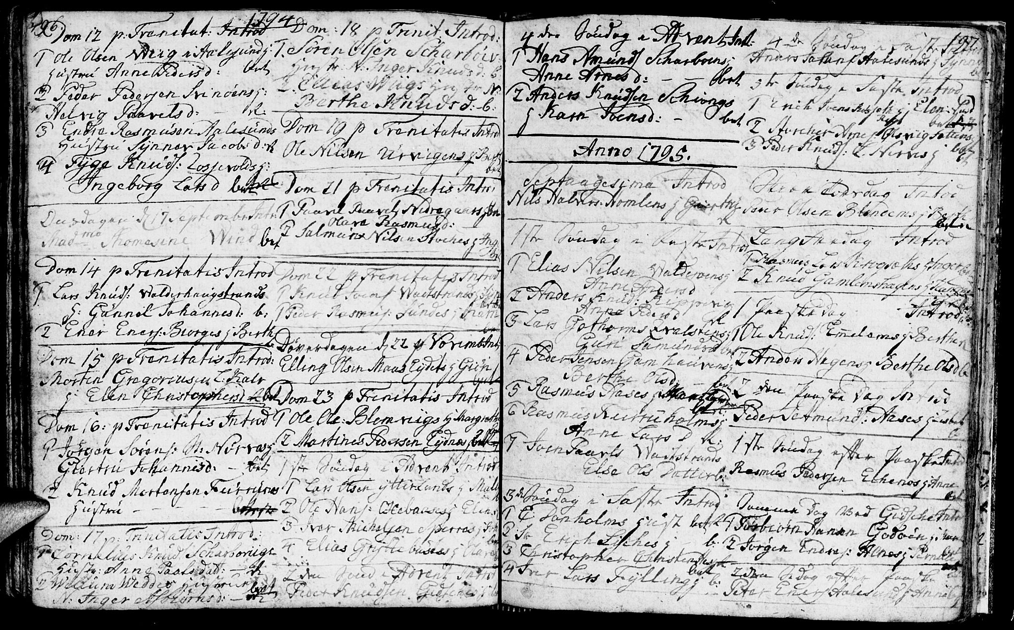 Ministerialprotokoller, klokkerbøker og fødselsregistre - Møre og Romsdal, SAT/A-1454/528/L0421: Parish register (copy) no. 528C02, 1785-1800, p. 196-197