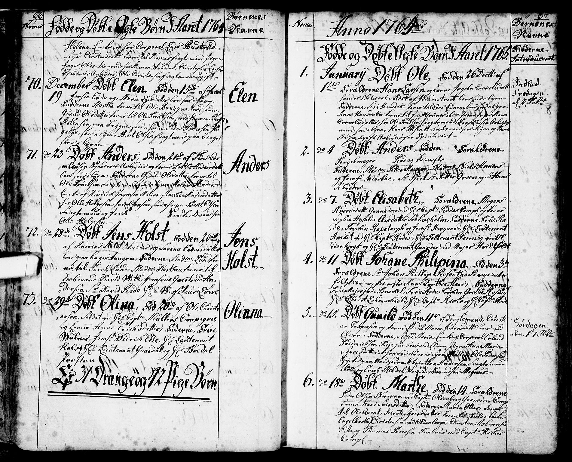 Halden prestekontor Kirkebøker, SAO/A-10909/F/Fa/L0001: Parish register (official) no. I 1, 1758-1791, p. 66-67