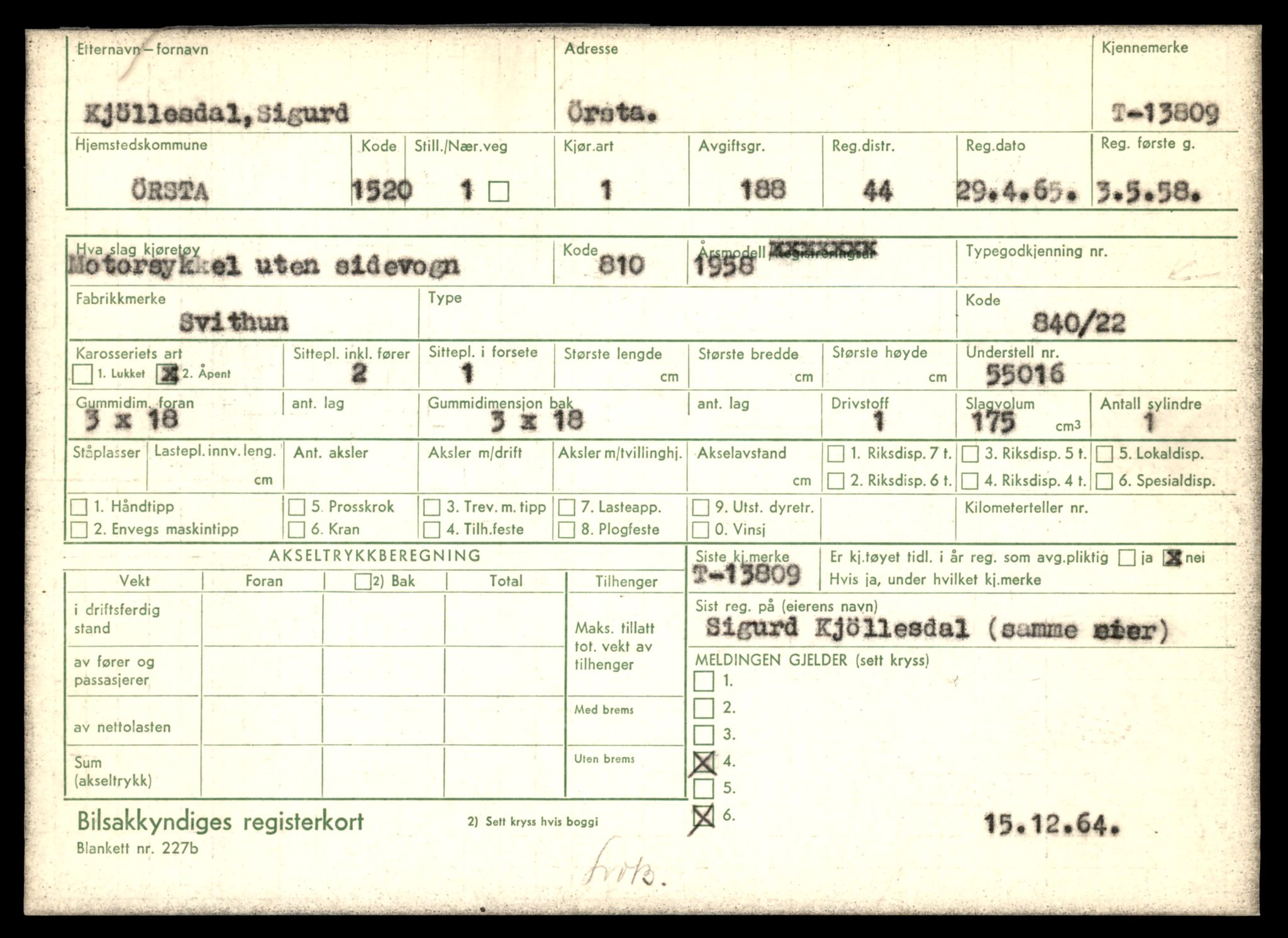 Møre og Romsdal vegkontor - Ålesund trafikkstasjon, SAT/A-4099/F/Fe/L0041: Registreringskort for kjøretøy T 13710 - T 13905, 1927-1998, p. 1771