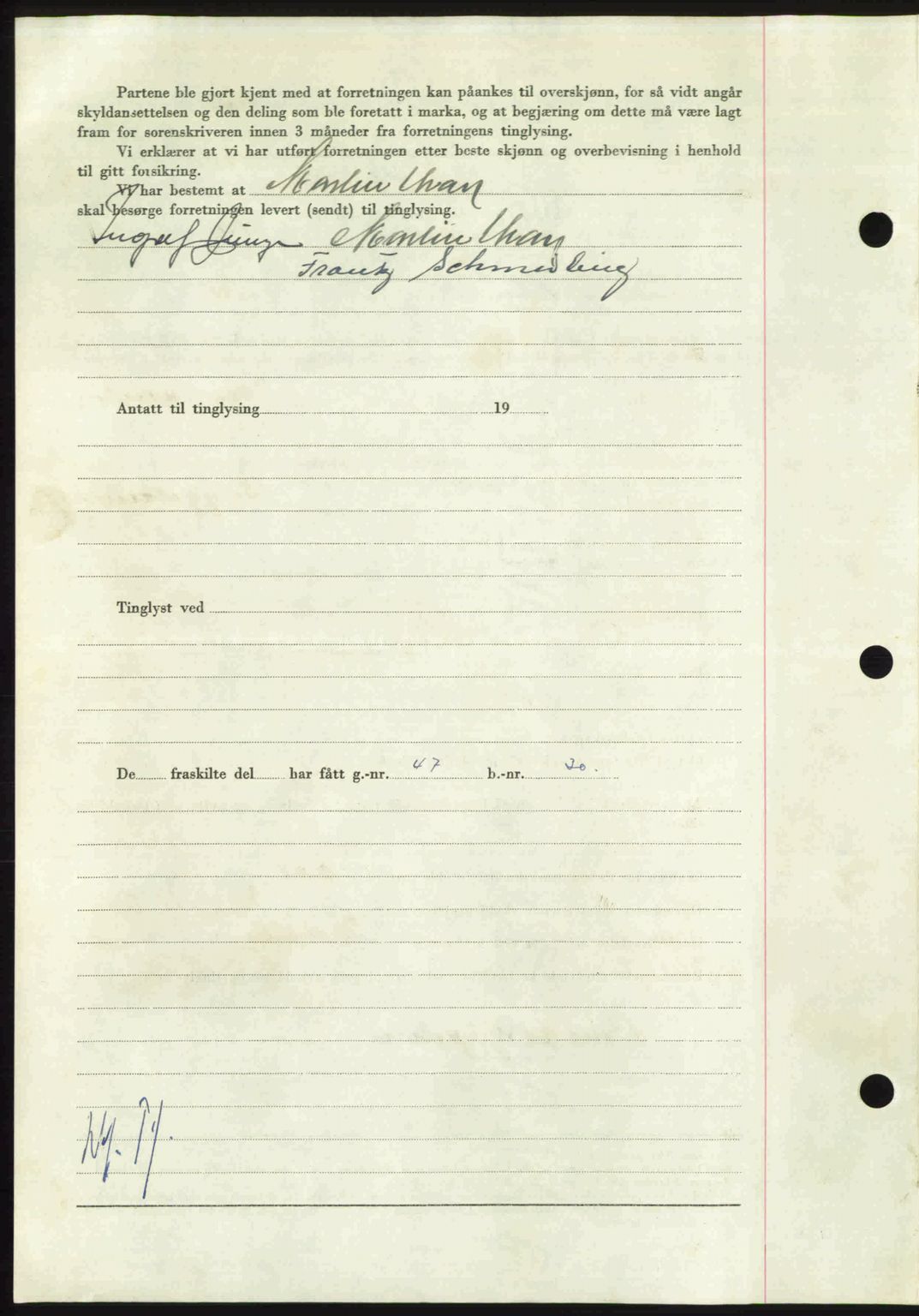 Nordmøre sorenskriveri, AV/SAT-A-4132/1/2/2Ca: Mortgage book no. A113, 1949-1950, Diary no: : 251/1950