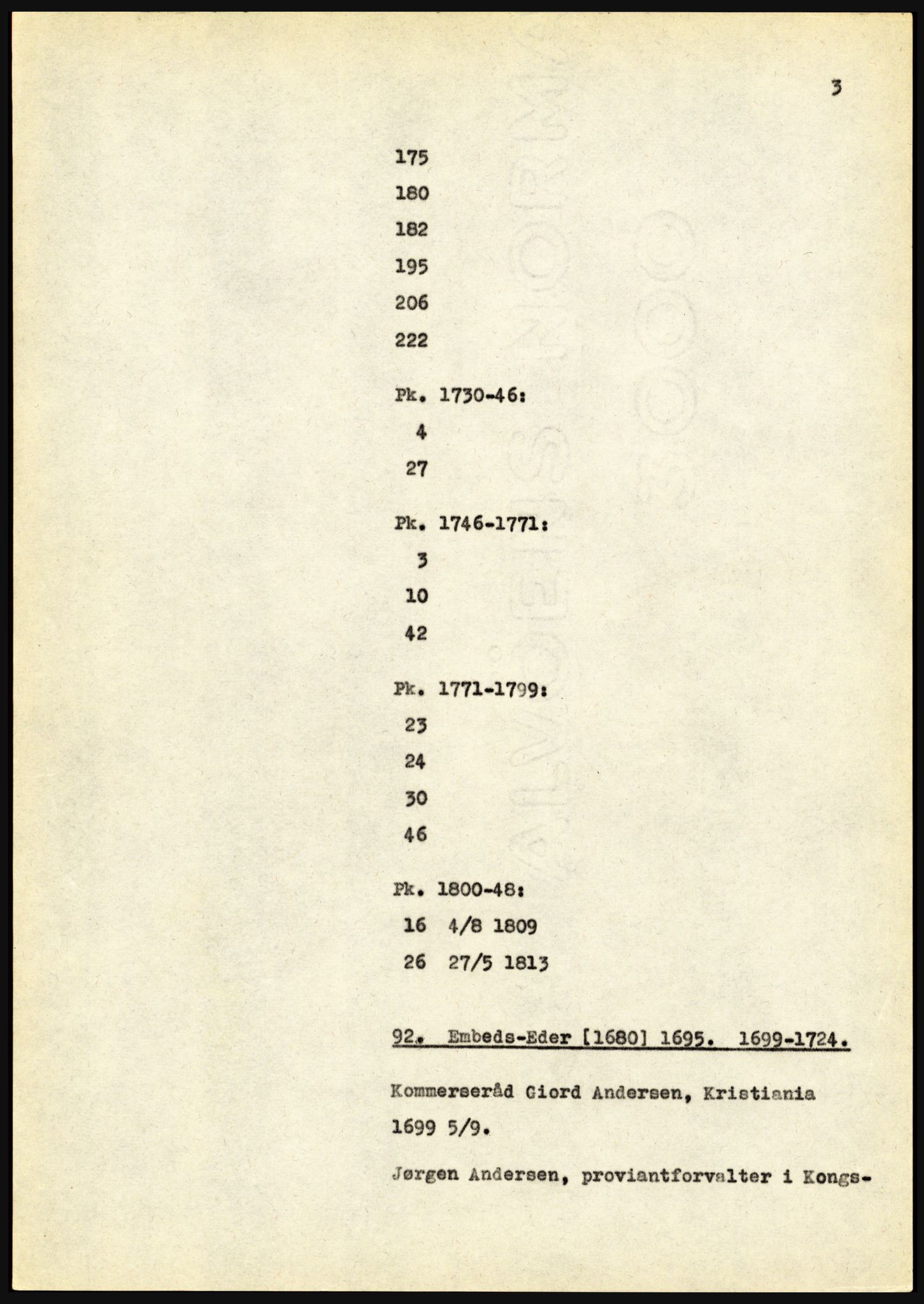 Riksarkivet, Seksjon for eldre arkiv og spesialsamlinger, AV/RA-EA-6797/H/Ha, 1953, p. 3