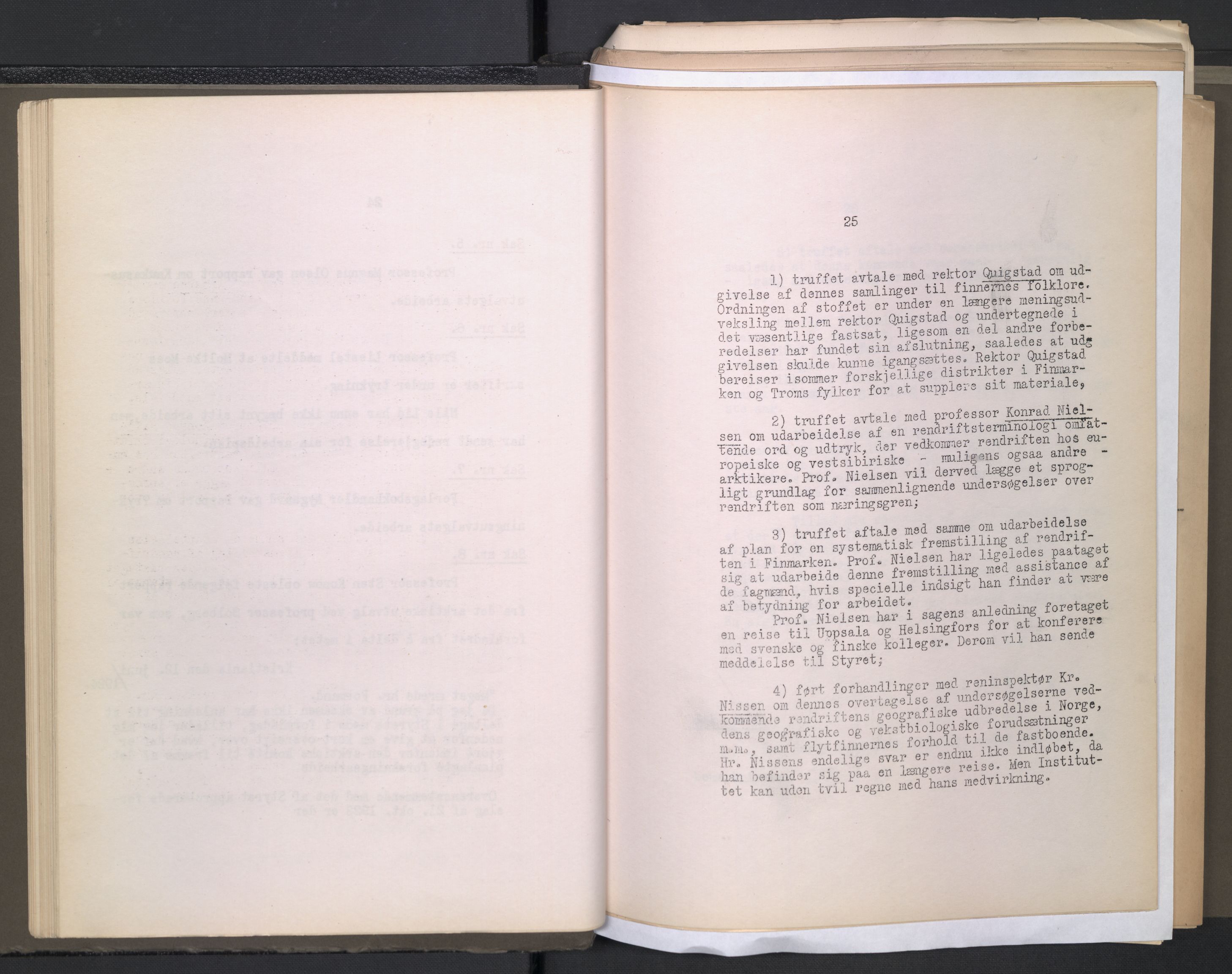 Instituttet for sammenlignende kulturforskning, AV/RA-PA-0424/A/L0005: Styreprotokoll, 1923-1930, p. 25