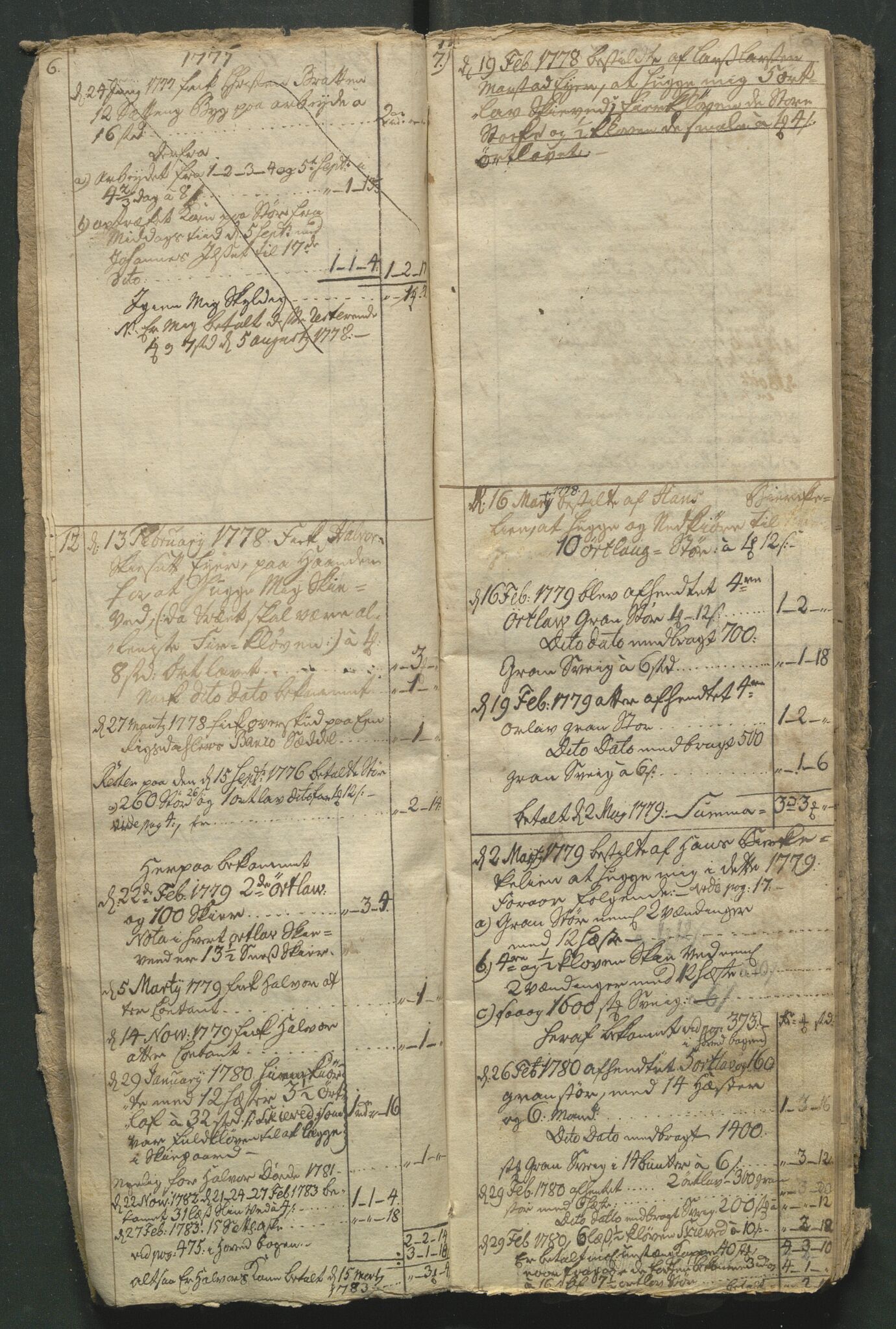 Åker i Vang, Hedmark, og familien Todderud, AV/SAH-ARK-010/R/Ra/L0001/0003: Regnskapsbøker/lister / 'Skyldbog', 1775-1799