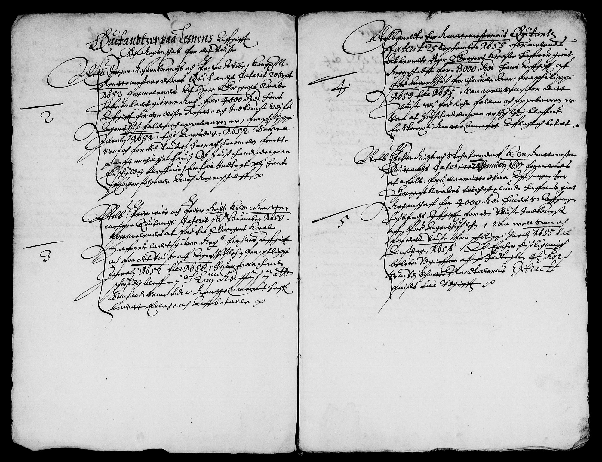 Rentekammeret inntil 1814, Reviderte regnskaper, Lensregnskaper, RA/EA-5023/R/Rb/Rba/L0234: Akershus len, 1651-1656