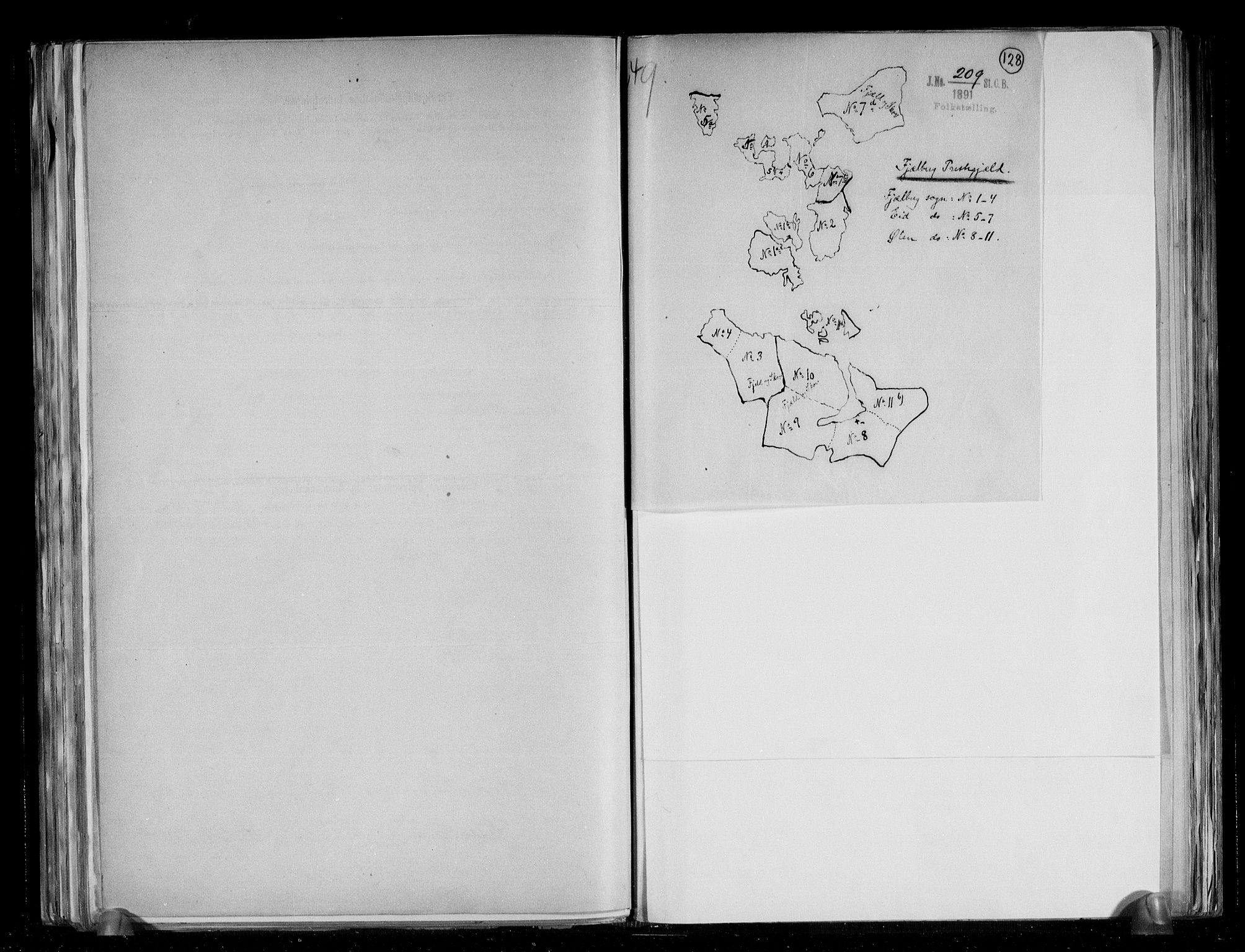 RA, 1891 census for 1213 Fjelberg, 1891, p. 4