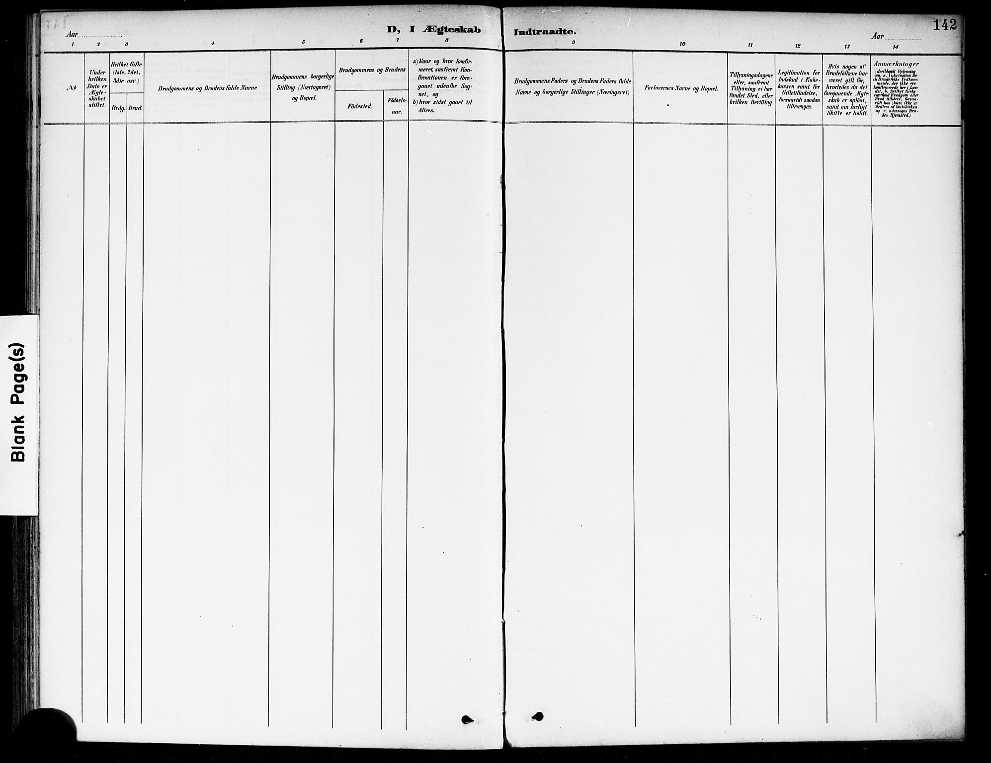 Fet prestekontor Kirkebøker, SAO/A-10370a/F/Fa/L0015: Parish register (official) no. I 15, 1892-1904, p. 142