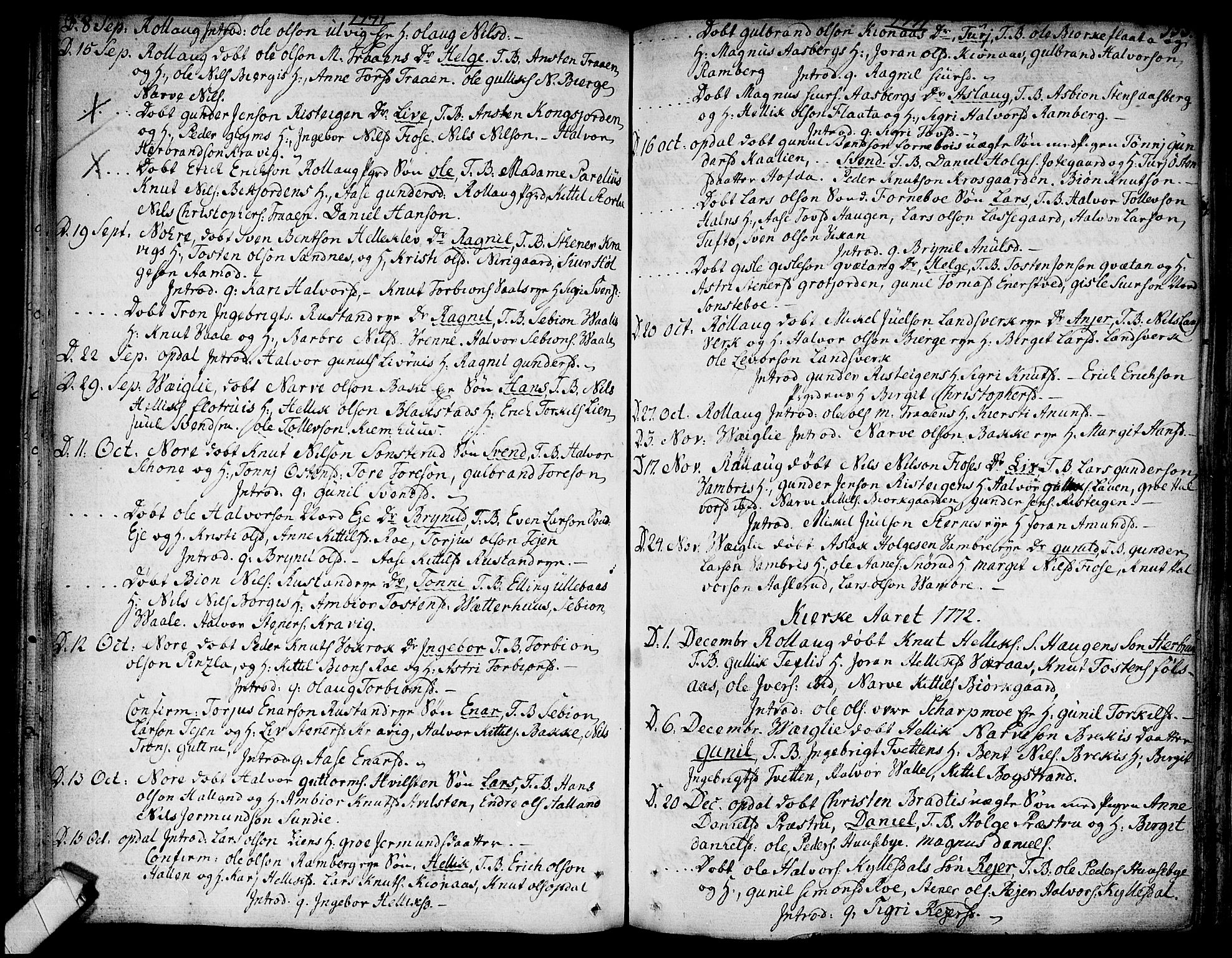 Rollag kirkebøker, SAKO/A-240/F/Fa/L0003: Parish register (official) no. I 3, 1743-1778, p. 133