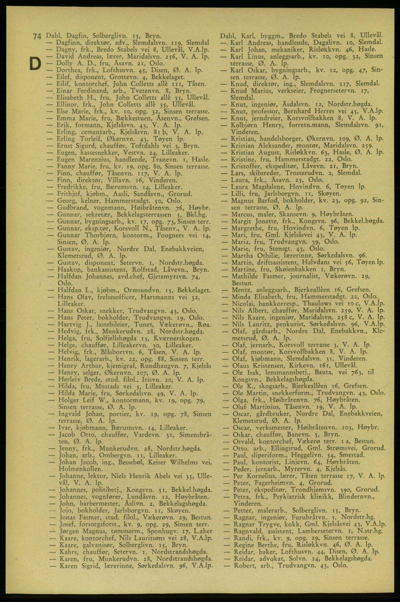 Aker adressebok/adressekalender, PUBL/001/A/006: Aker adressebok, 1937-1938, p. 74