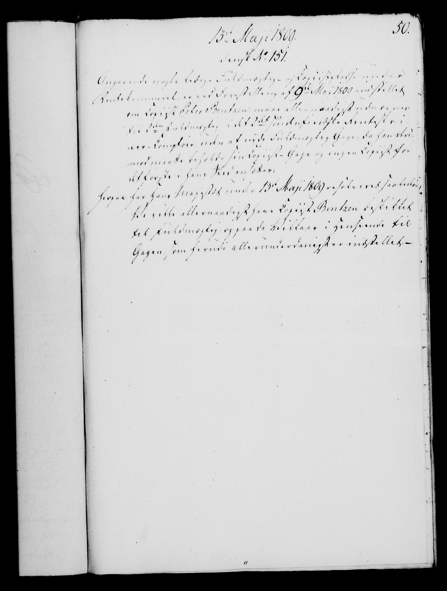 Rentekammeret, Kammerkanselliet, RA/EA-3111/G/Gf/Gfa/L0091: Norsk relasjons- og resolusjonsprotokoll (merket RK 52.91), 1809, p. 218