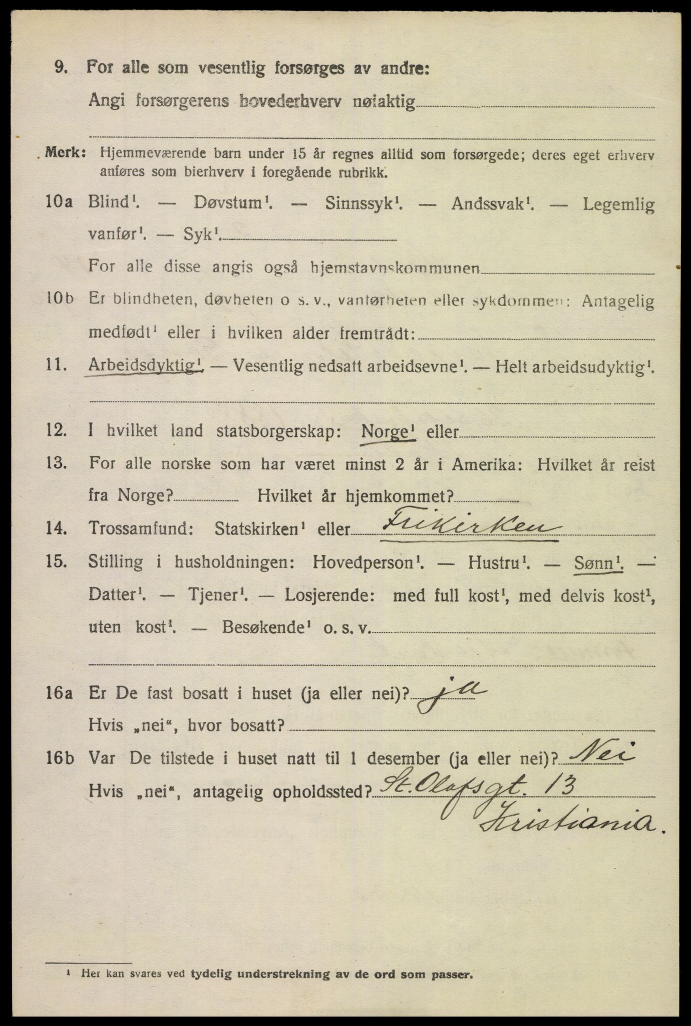 SAK, 1920 census for Holt, 1920, p. 8107