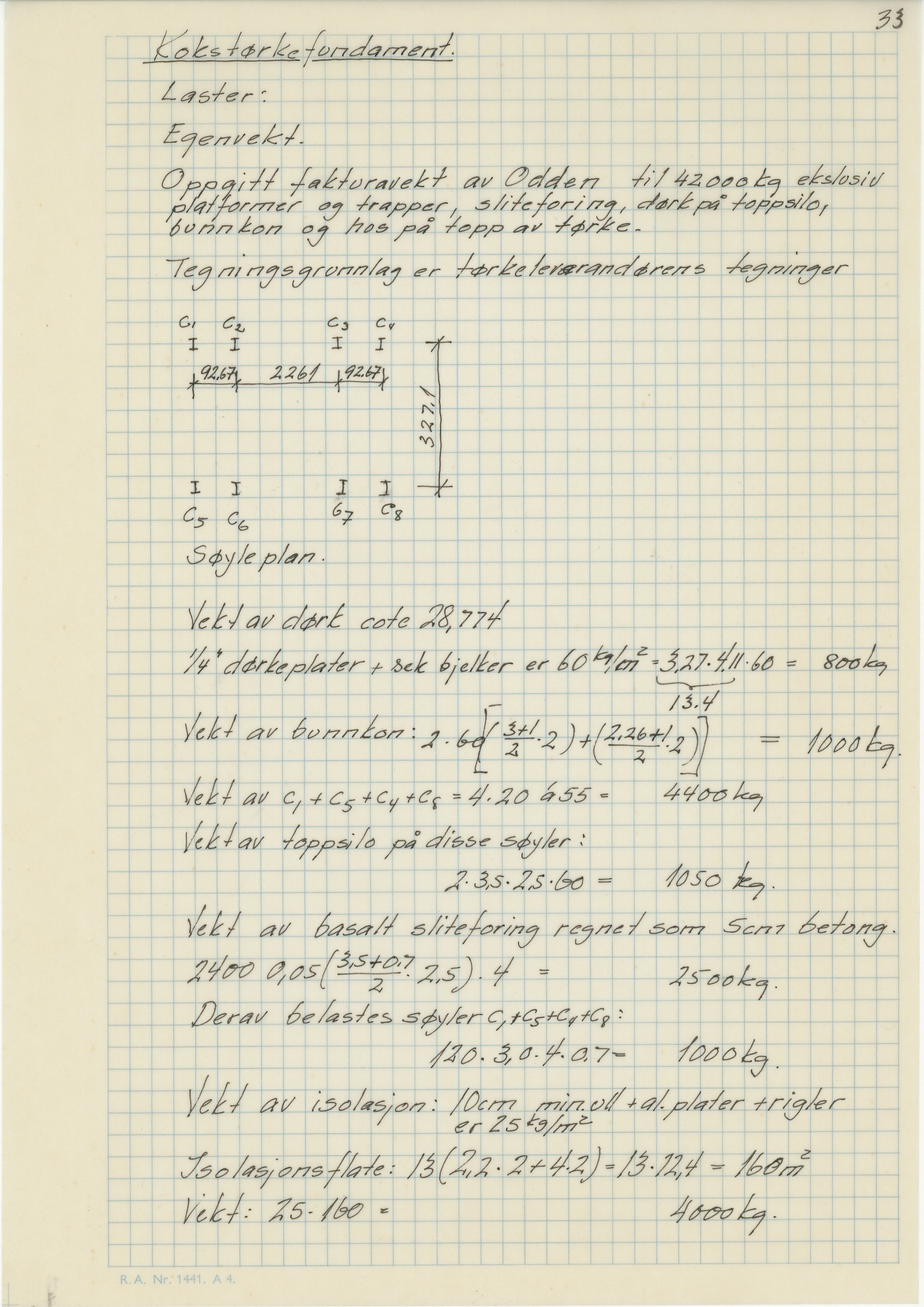 Odda smelteverk AS, KRAM/A-0157.1/T/Td/L0009: Gruppe 9. Blandingsrom og kokstørker, 1920-1970, p. 637