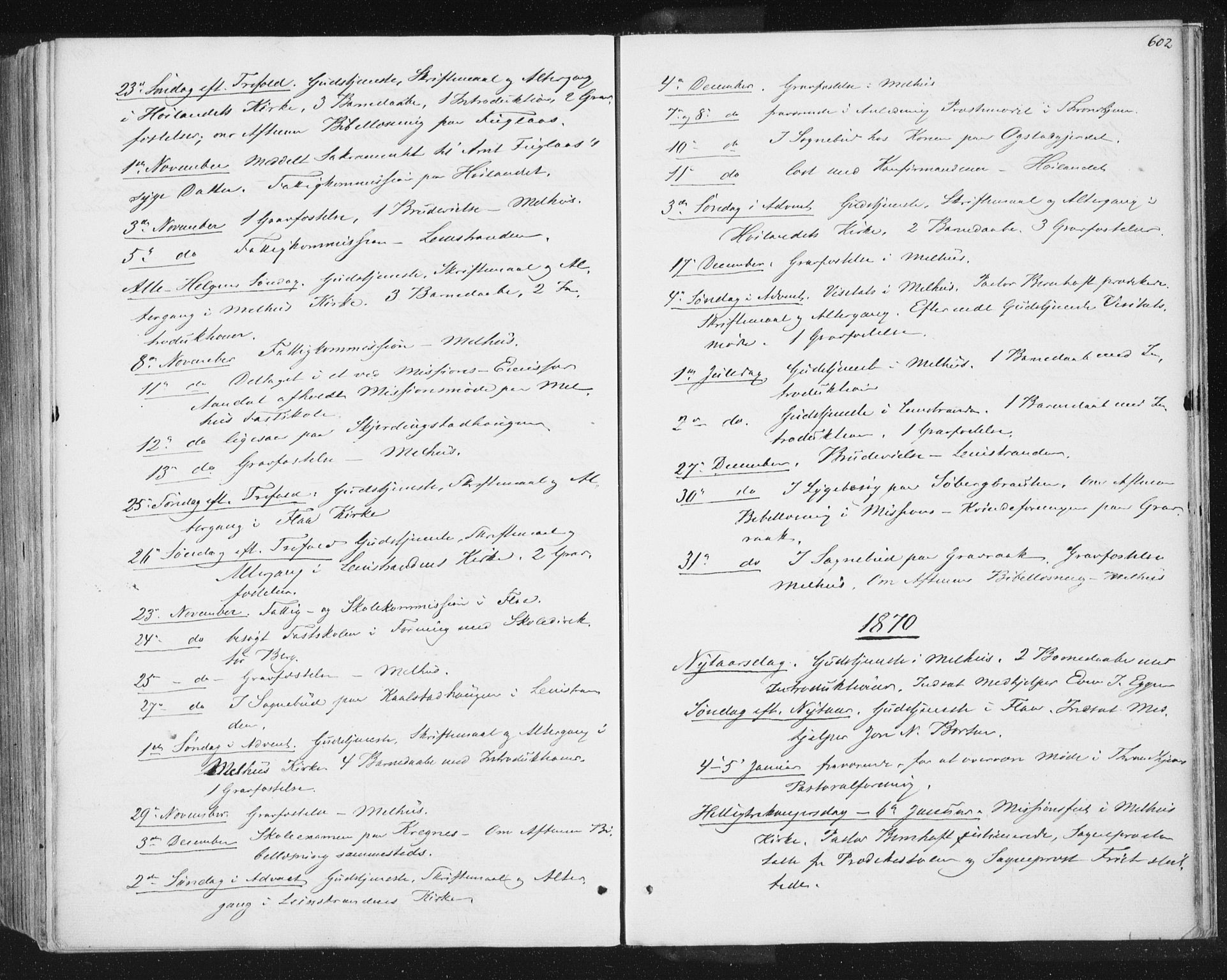 Ministerialprotokoller, klokkerbøker og fødselsregistre - Sør-Trøndelag, SAT/A-1456/691/L1077: Parish register (official) no. 691A09, 1862-1873, p. 602