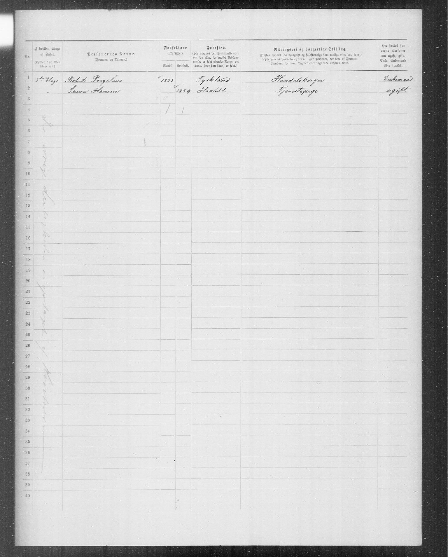 OBA, Municipal Census 1899 for Kristiania, 1899, p. 10602