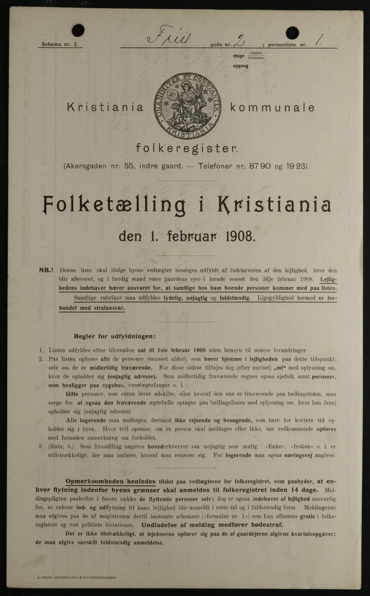 OBA, Municipal Census 1908 for Kristiania, 1908, p. 24228