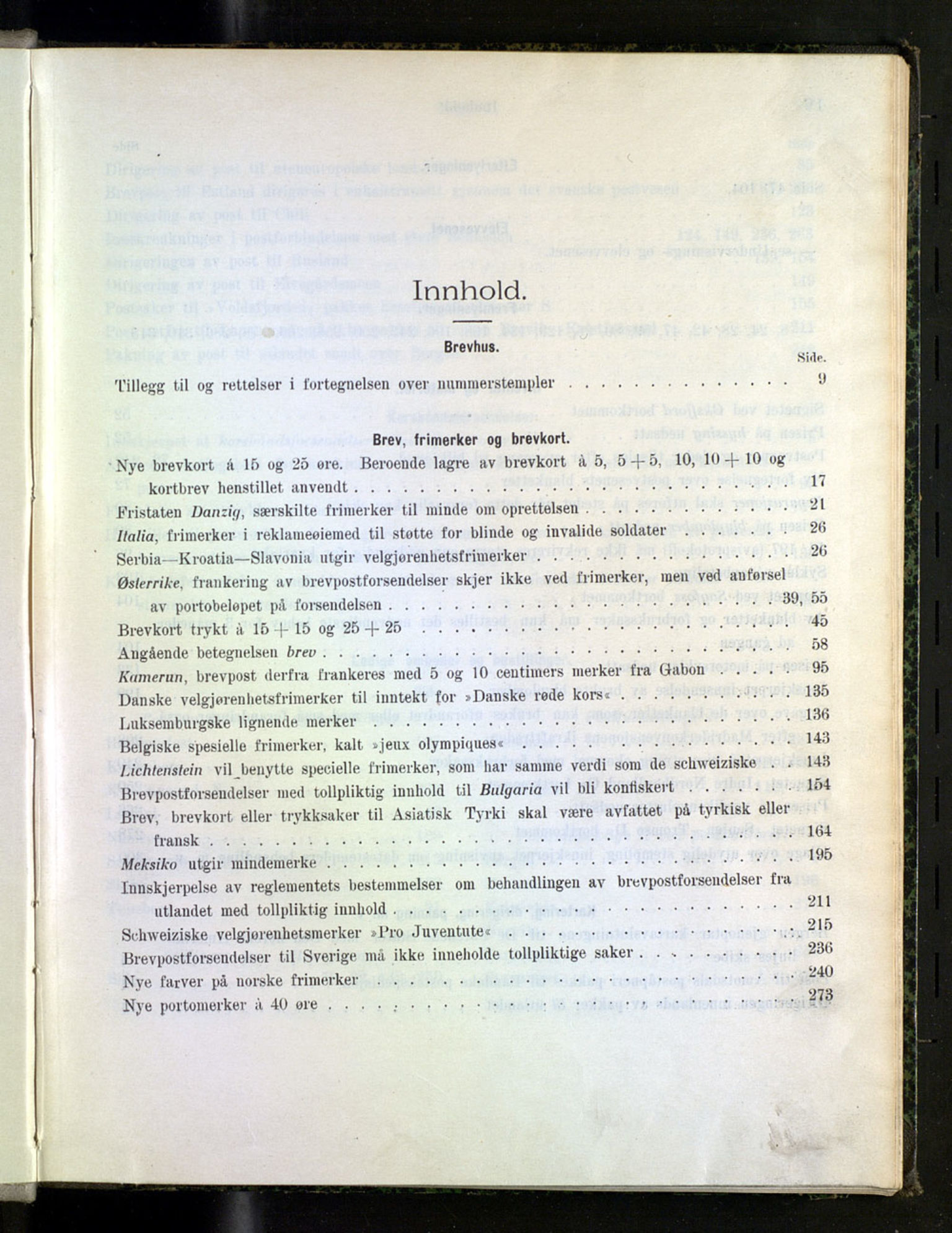 Norges Postmuseums bibliotek, NOPO/-/-/-: Sirkulærer fra Poststyrelsen, 1921