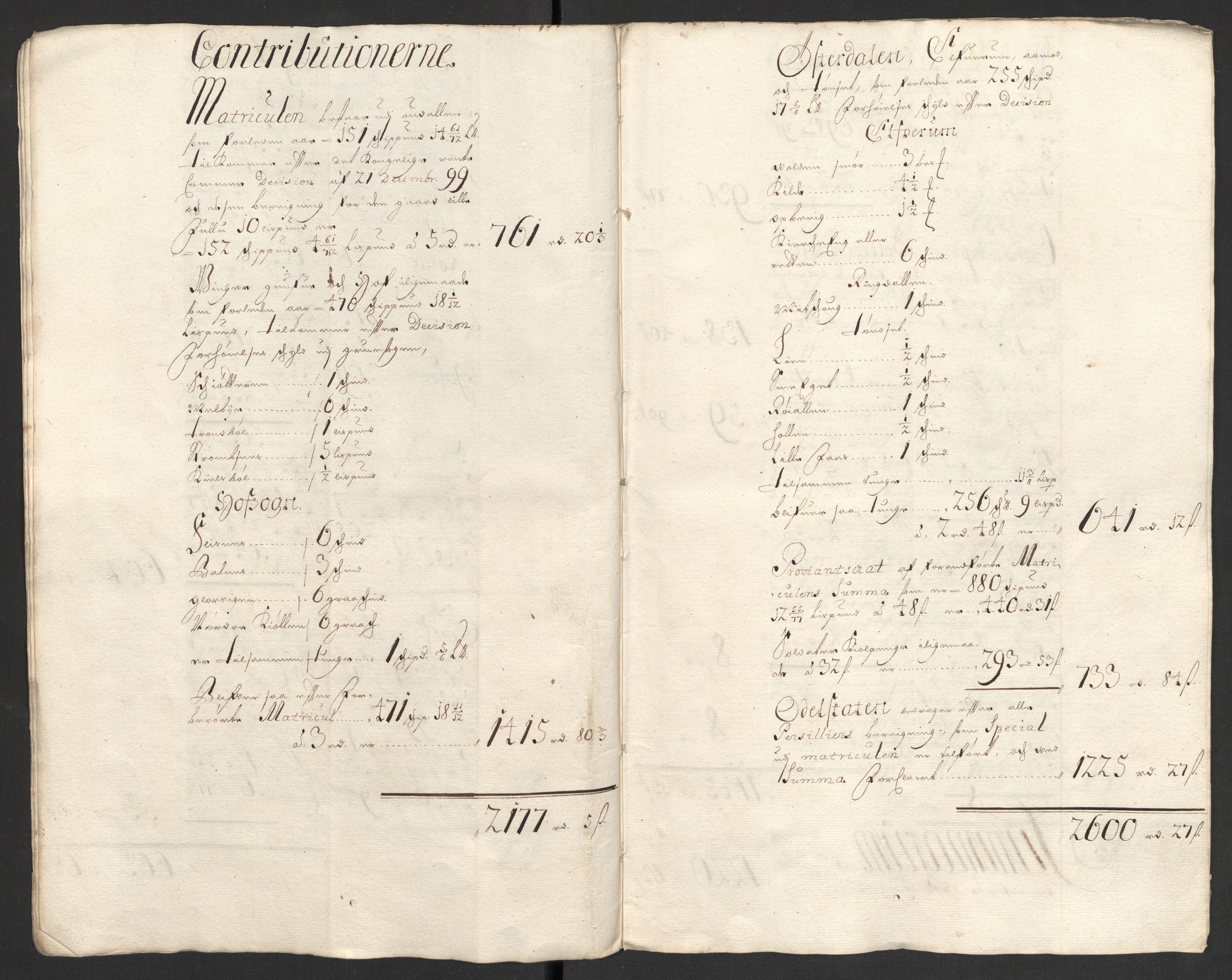 Rentekammeret inntil 1814, Reviderte regnskaper, Fogderegnskap, AV/RA-EA-4092/R13/L0838: Fogderegnskap Solør, Odal og Østerdal, 1700, p. 8