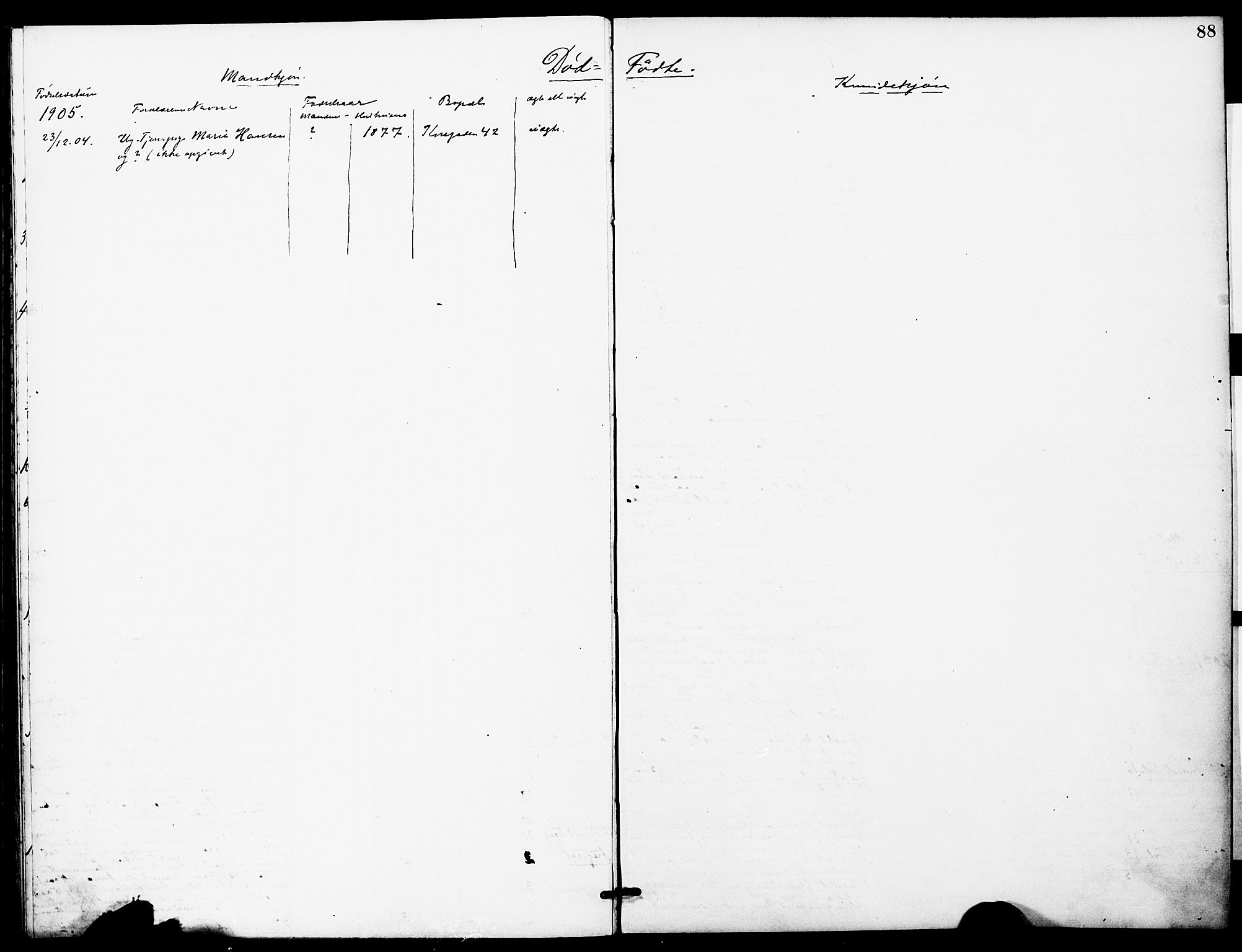 Ministerialprotokoller, klokkerbøker og fødselsregistre - Sør-Trøndelag, SAT/A-1456/628/L0483: Parish register (official) no. 628A01, 1902-1920, p. 88