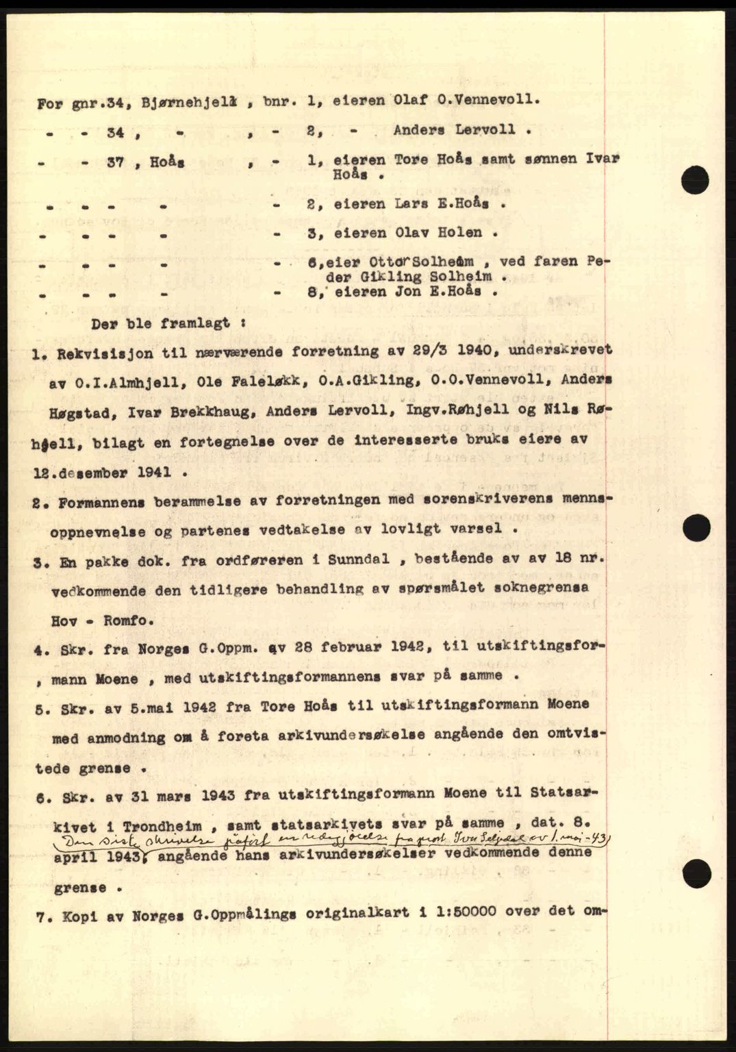 Nordmøre sorenskriveri, AV/SAT-A-4132/1/2/2Ca: Mortgage book no. A97, 1944-1944, Diary no: : 618/1944