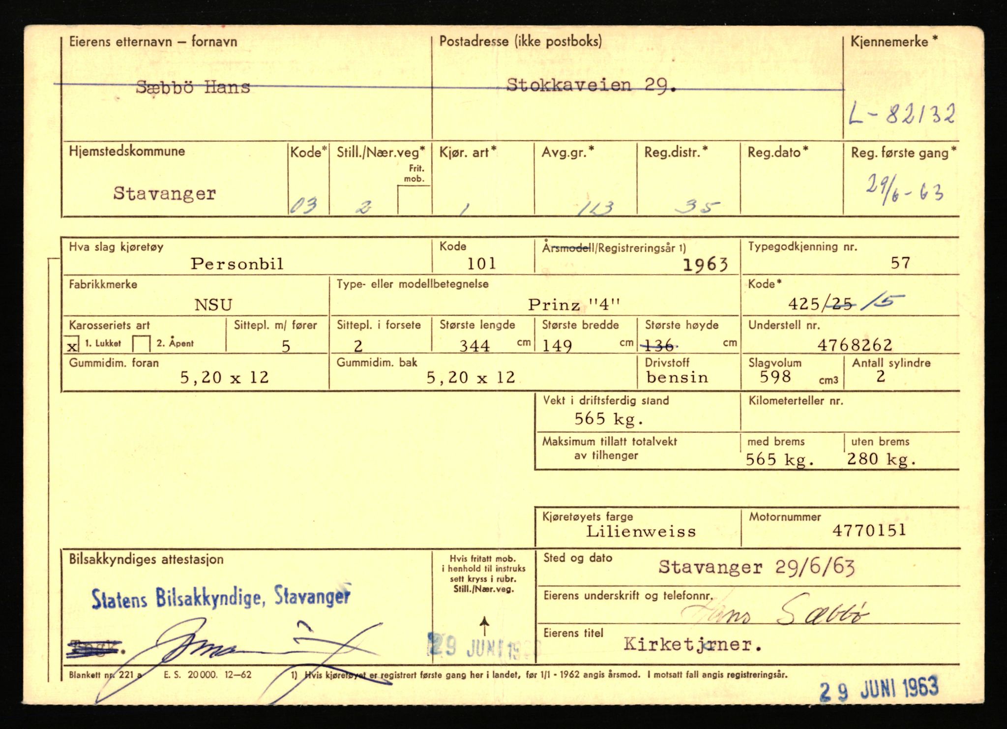 Stavanger trafikkstasjon, AV/SAST-A-101942/0/F/L0071: L-80500 - L-82199, 1930-1971, p. 2637