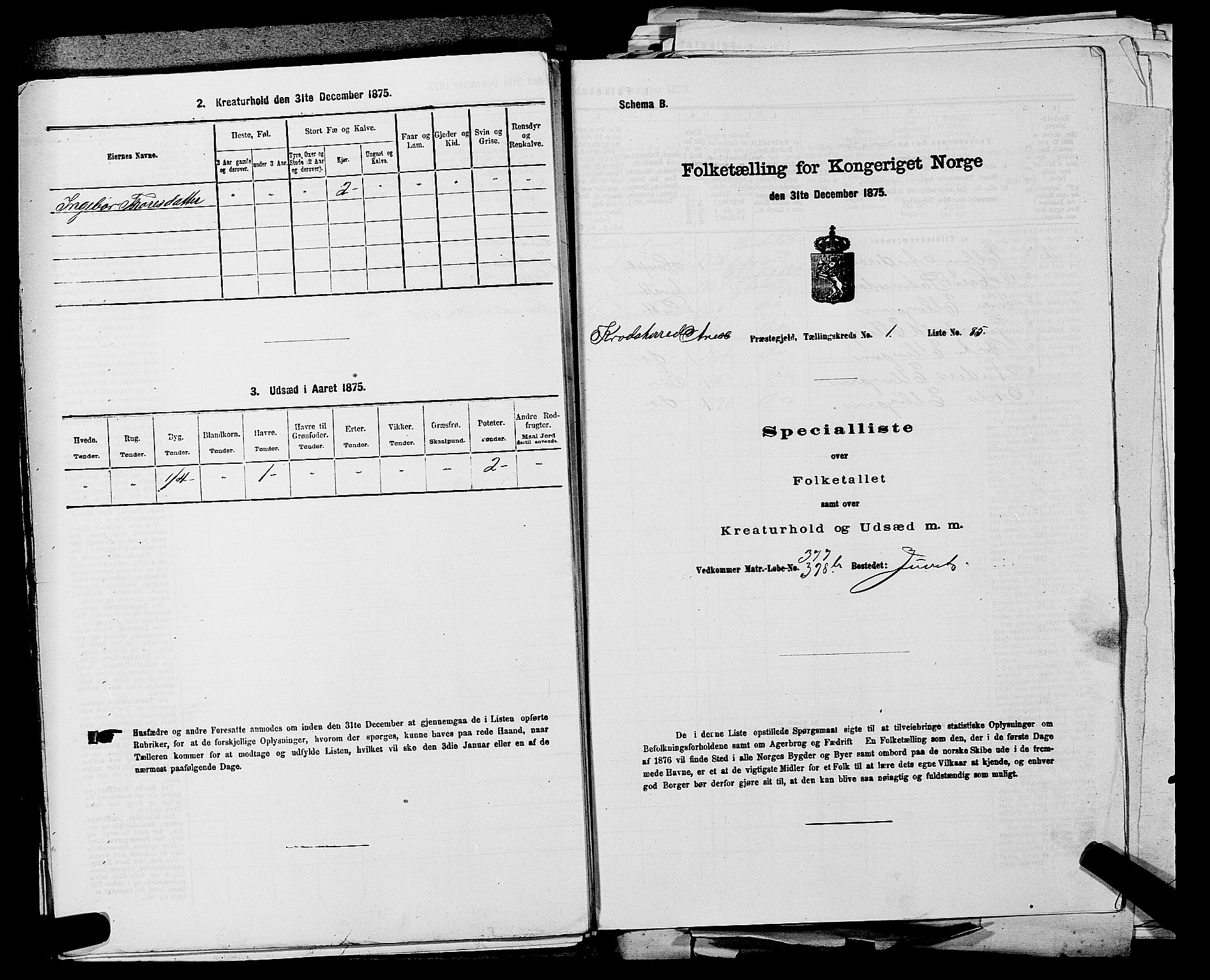 SAKO, 1875 census for 0621P Sigdal, 1875, p. 1334