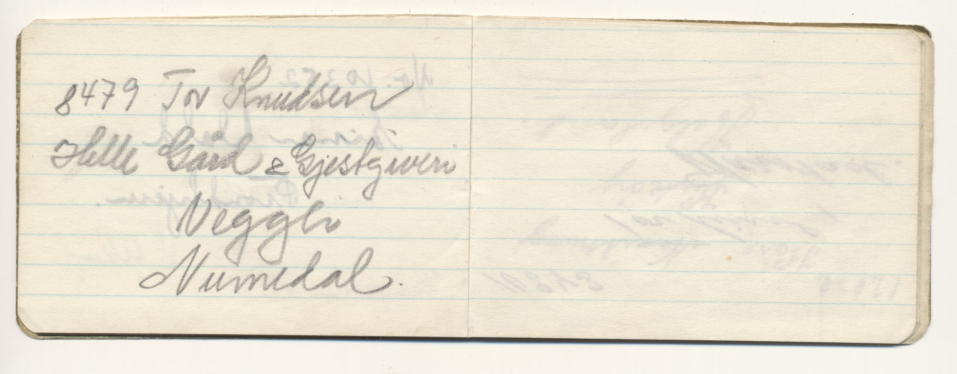 Falstadsenteret, dokumentsamling, FSM/A-001/F/L0494: Fredriksen, Ragna (f. 1922) og Gunnar (f. 1921), 1944-1945
