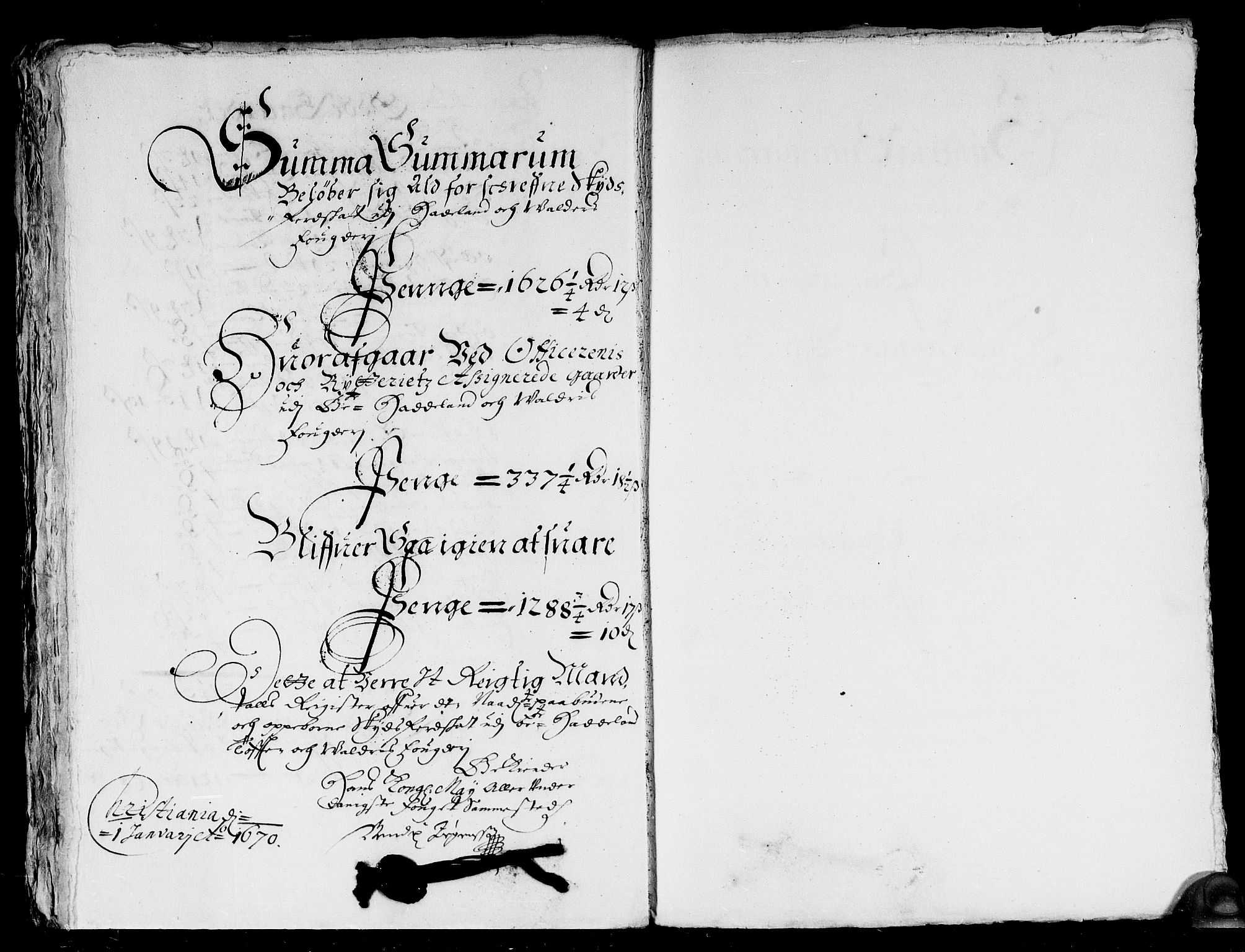 Rentekammeret inntil 1814, Reviderte regnskaper, Stiftamtstueregnskaper, Landkommissariatet på Akershus og Akershus stiftamt, RA/EA-5869/R/Rb/L0062: Akershus stiftamt, 1669