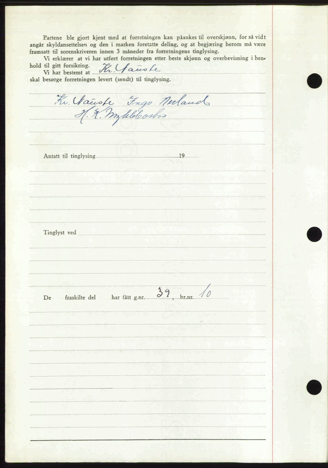 Romsdal sorenskriveri, AV/SAT-A-4149/1/2/2C: Mortgage book no. A32, 1950-1950, Diary no: : 920/1950