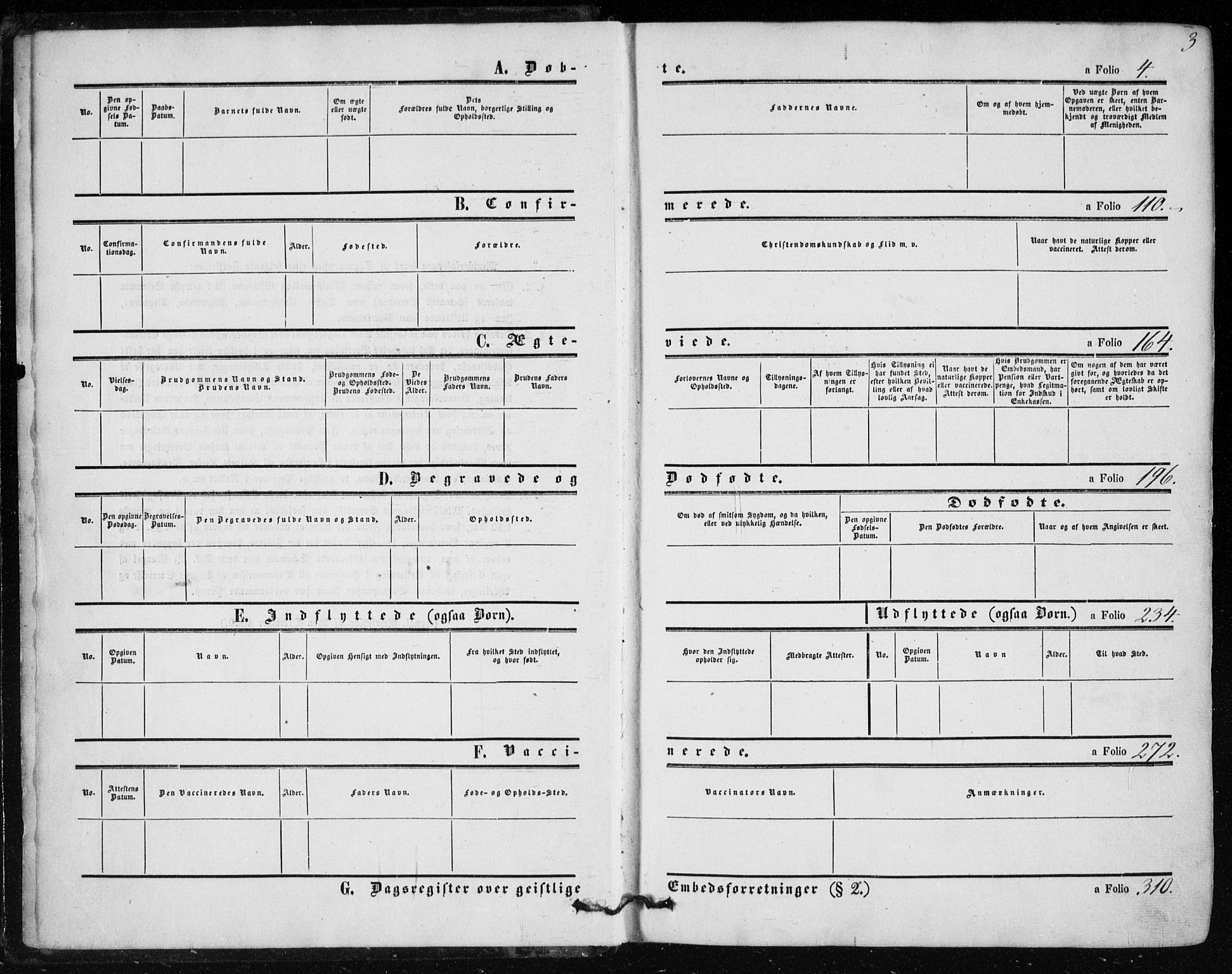 Lund sokneprestkontor, AV/SAST-A-101809/S06/L0009: Parish register (official) no. A 8, 1853-1877, p. 3