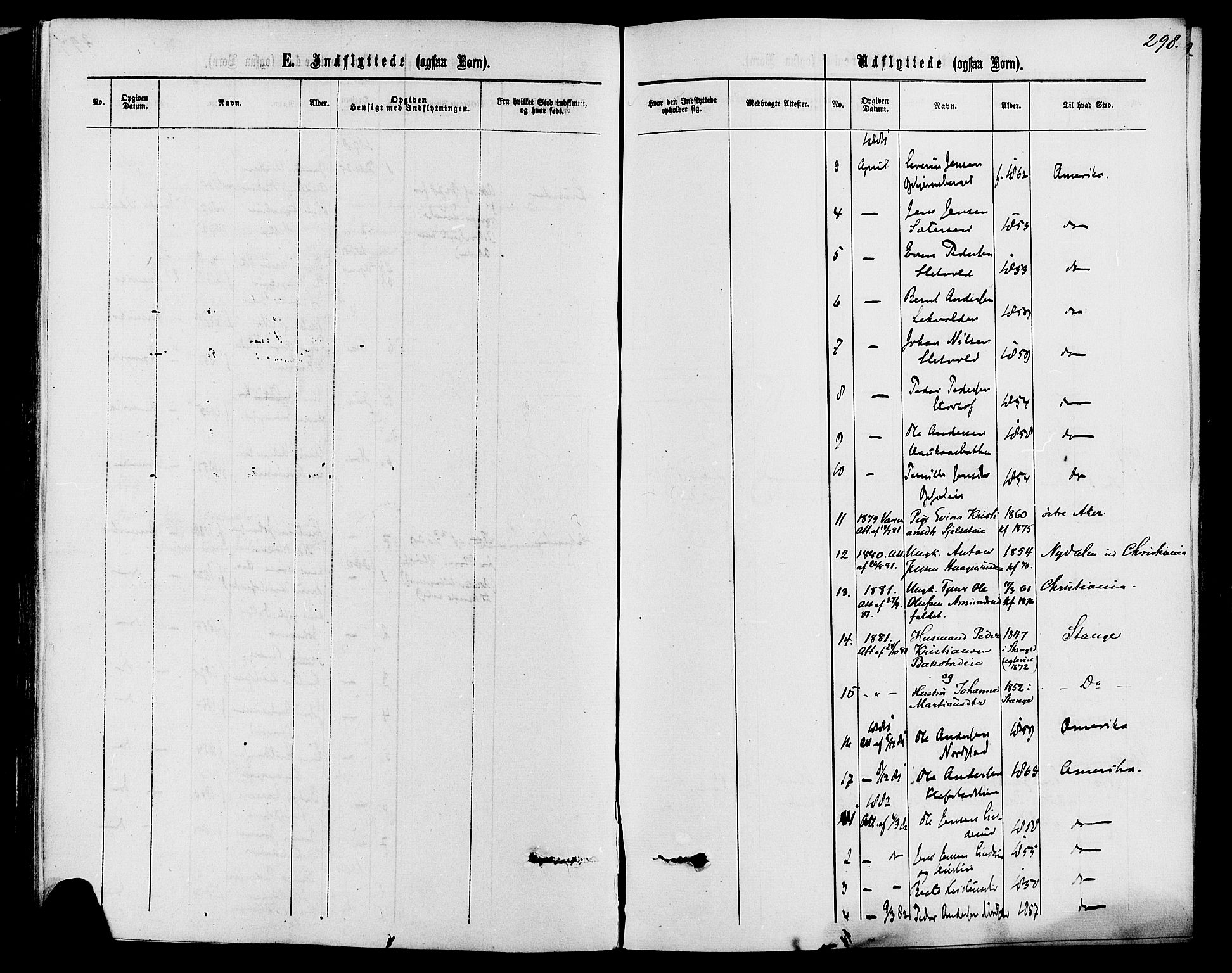 Romedal prestekontor, SAH/PREST-004/K/L0006: Parish register (official) no. 6, 1866-1886, p. 298