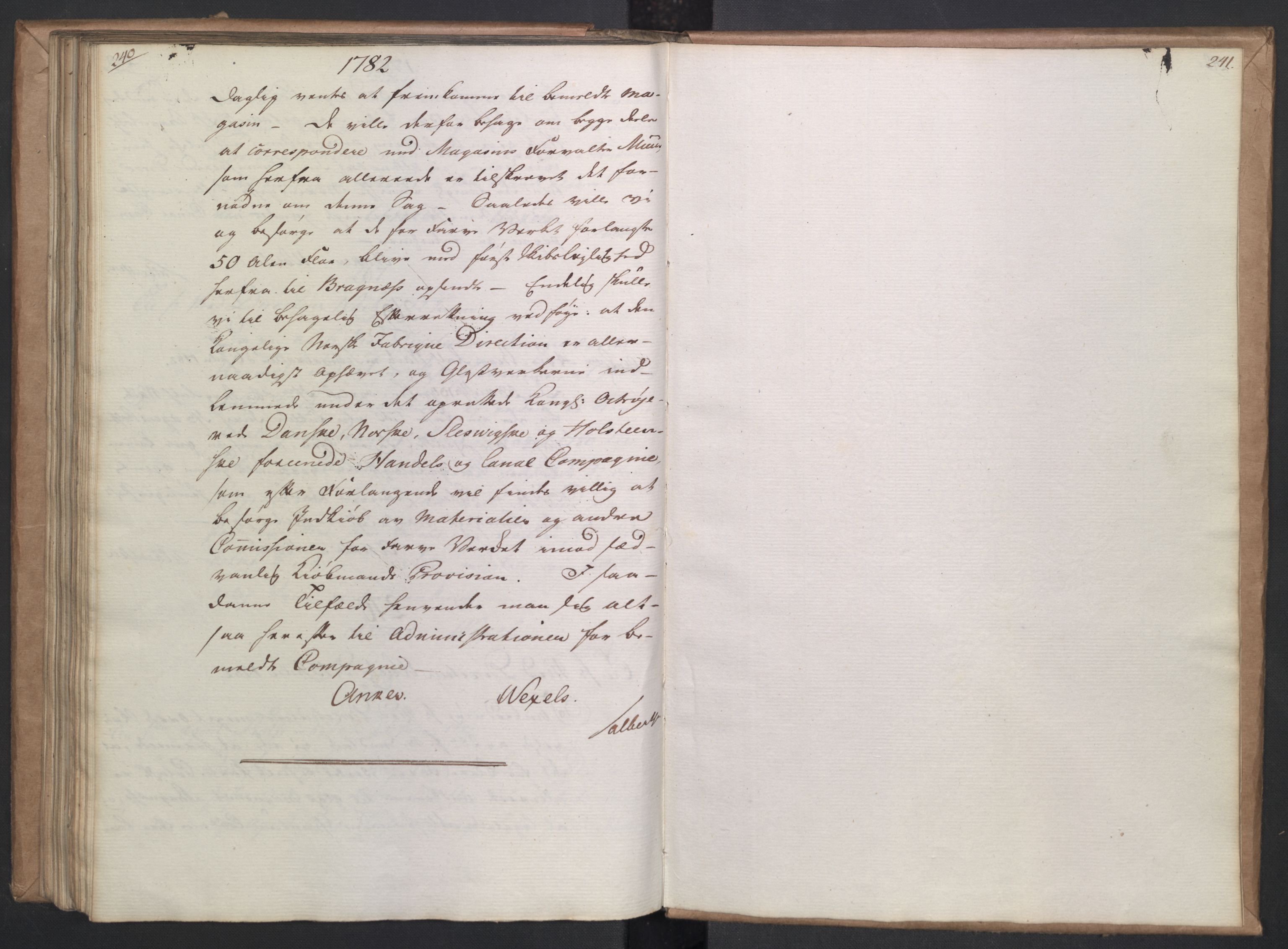 Rentekammeret, Renteskriverkontorene, AV/RA-EA-3115/O/Om/Oma/L0001: Kopibok, 1776-1782, p. 240-241