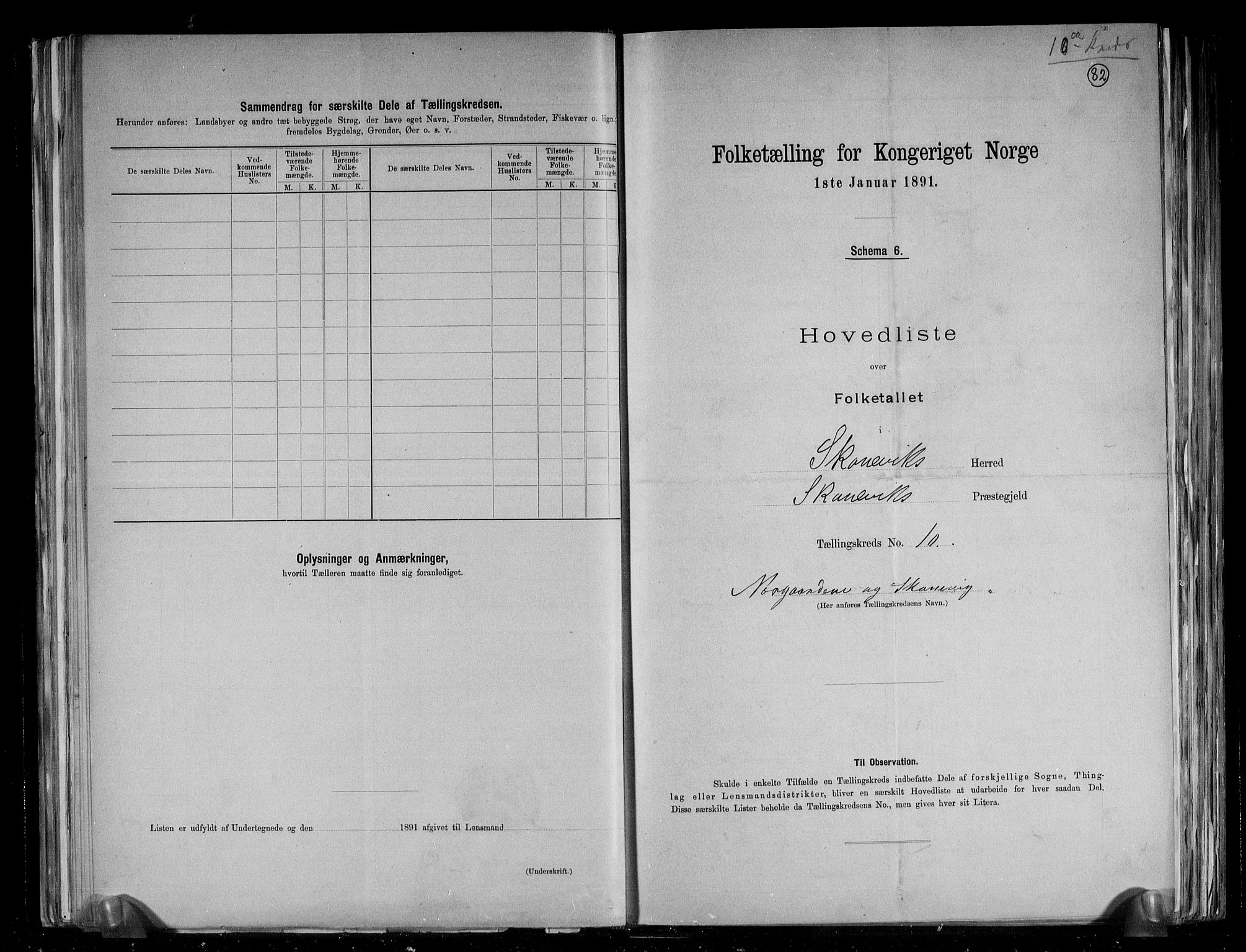 RA, 1891 census for 1212 Skånevik, 1891, p. 24