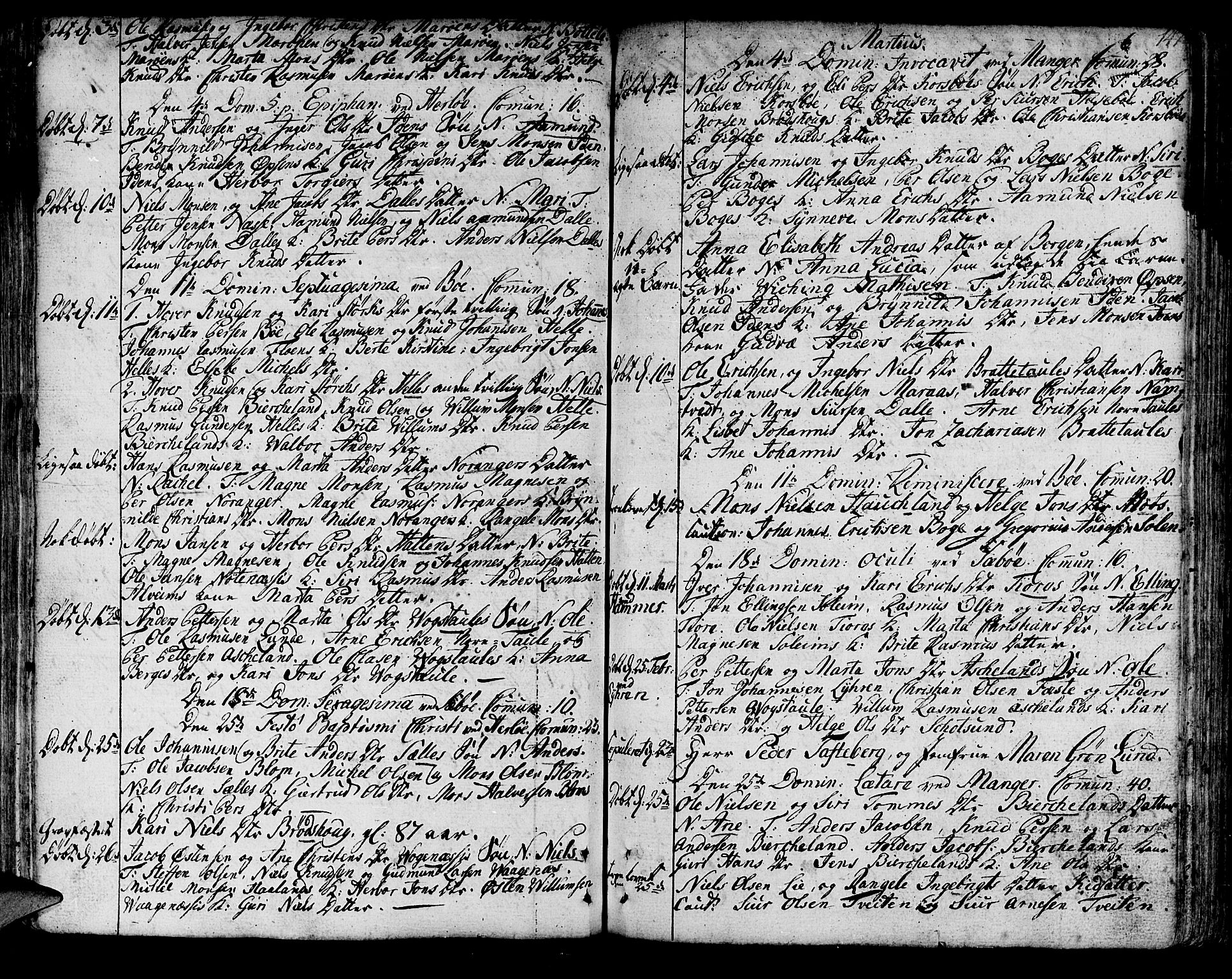 Manger sokneprestembete, AV/SAB-A-76801/H/Haa: Parish register (official) no. A 1, 1759-1791, p. 147