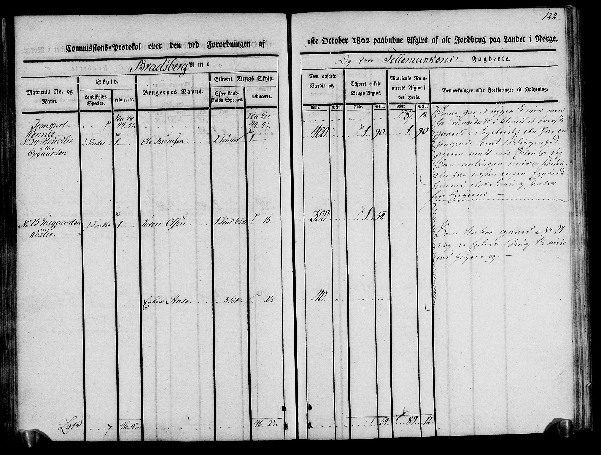 Rentekammeret inntil 1814, Realistisk ordnet avdeling, AV/RA-EA-4070/N/Ne/Nea/L0075: Øvre Telemarken fogderi. Kommisjonsprotokoll for fogderiets vestre del - Kviteseid, Vinje, Moland [):Fyresdal] og Lårdal prestegjeld., 1803, p. 123