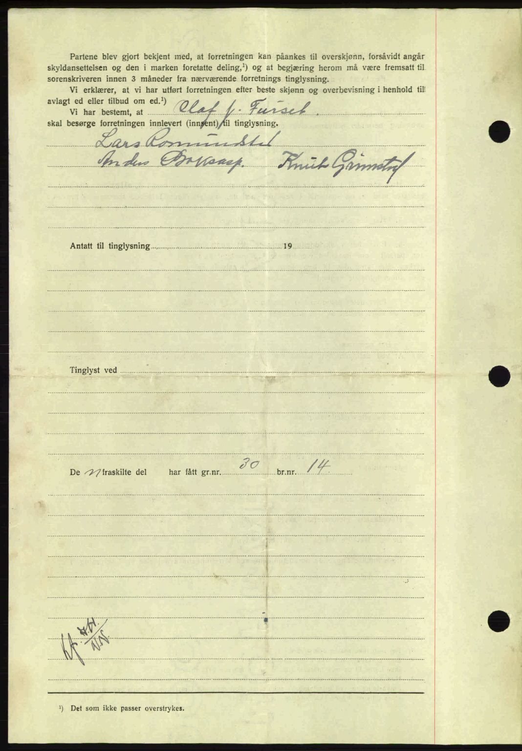 Nordmøre sorenskriveri, AV/SAT-A-4132/1/2/2Ca: Mortgage book no. A93, 1942-1942, Diary no: : 2763/1942