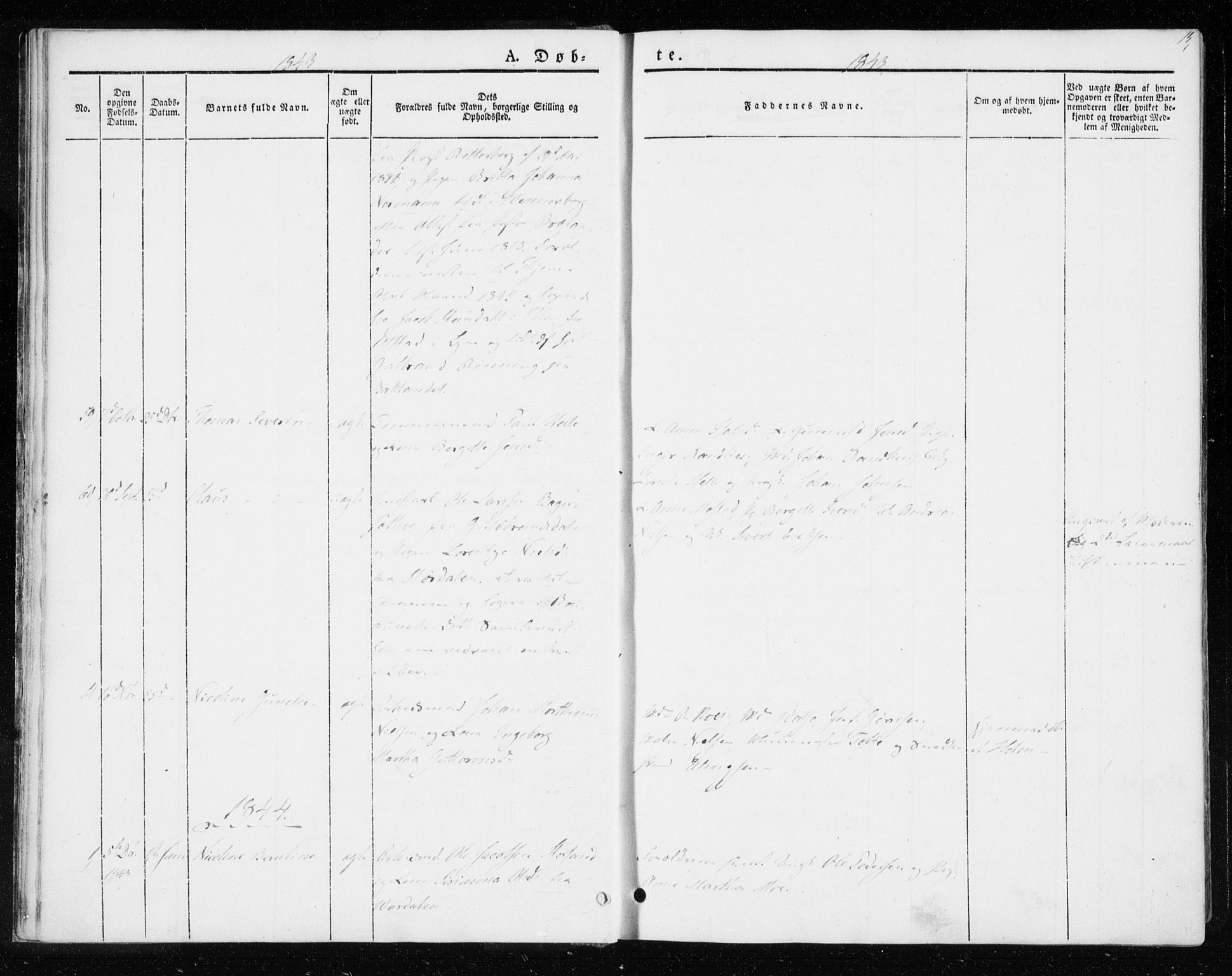 Ministerialprotokoller, klokkerbøker og fødselsregistre - Sør-Trøndelag, AV/SAT-A-1456/604/L0183: Parish register (official) no. 604A04, 1841-1850, p. 15