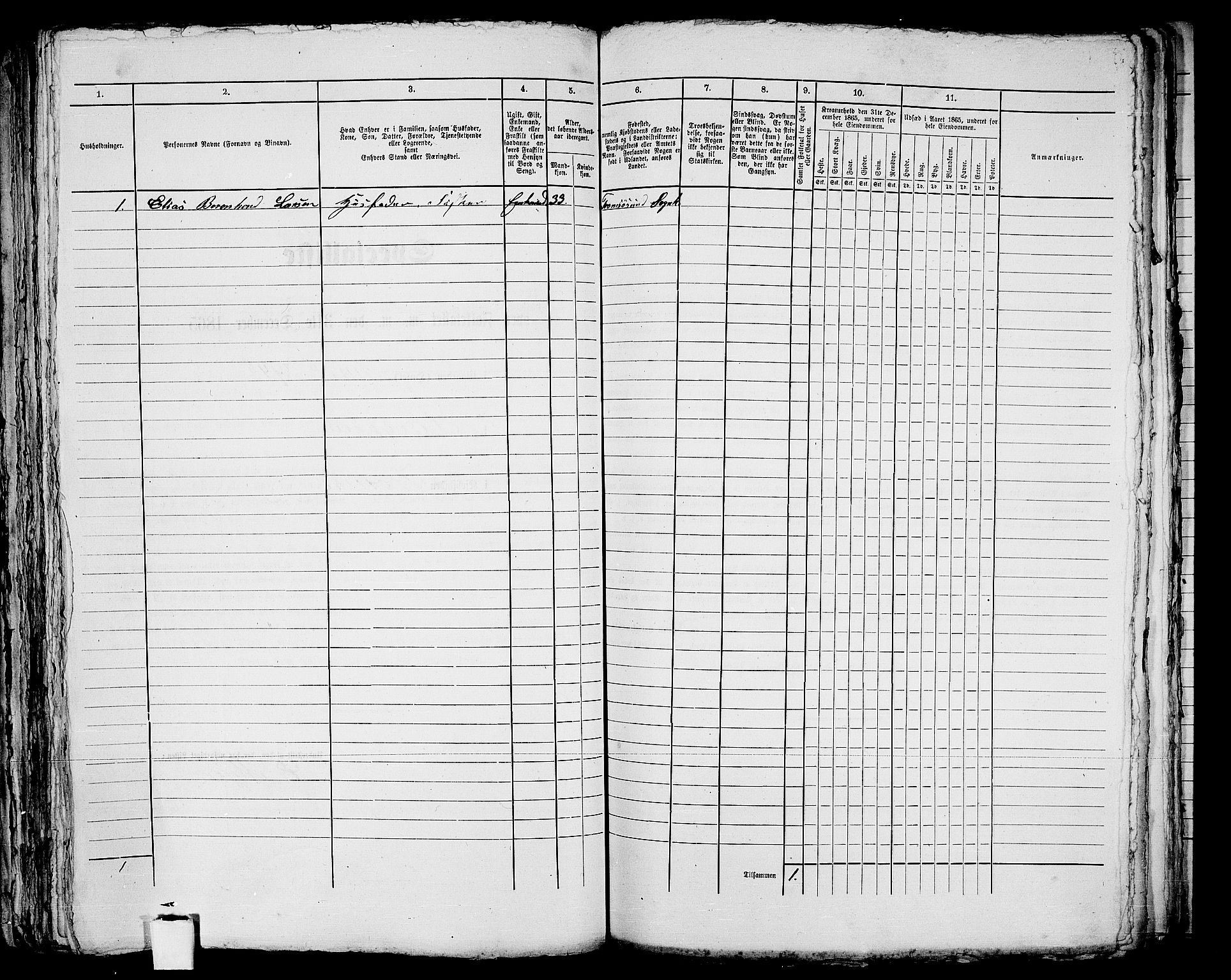 RA, 1865 census for Tromsø, 1865, p. 676