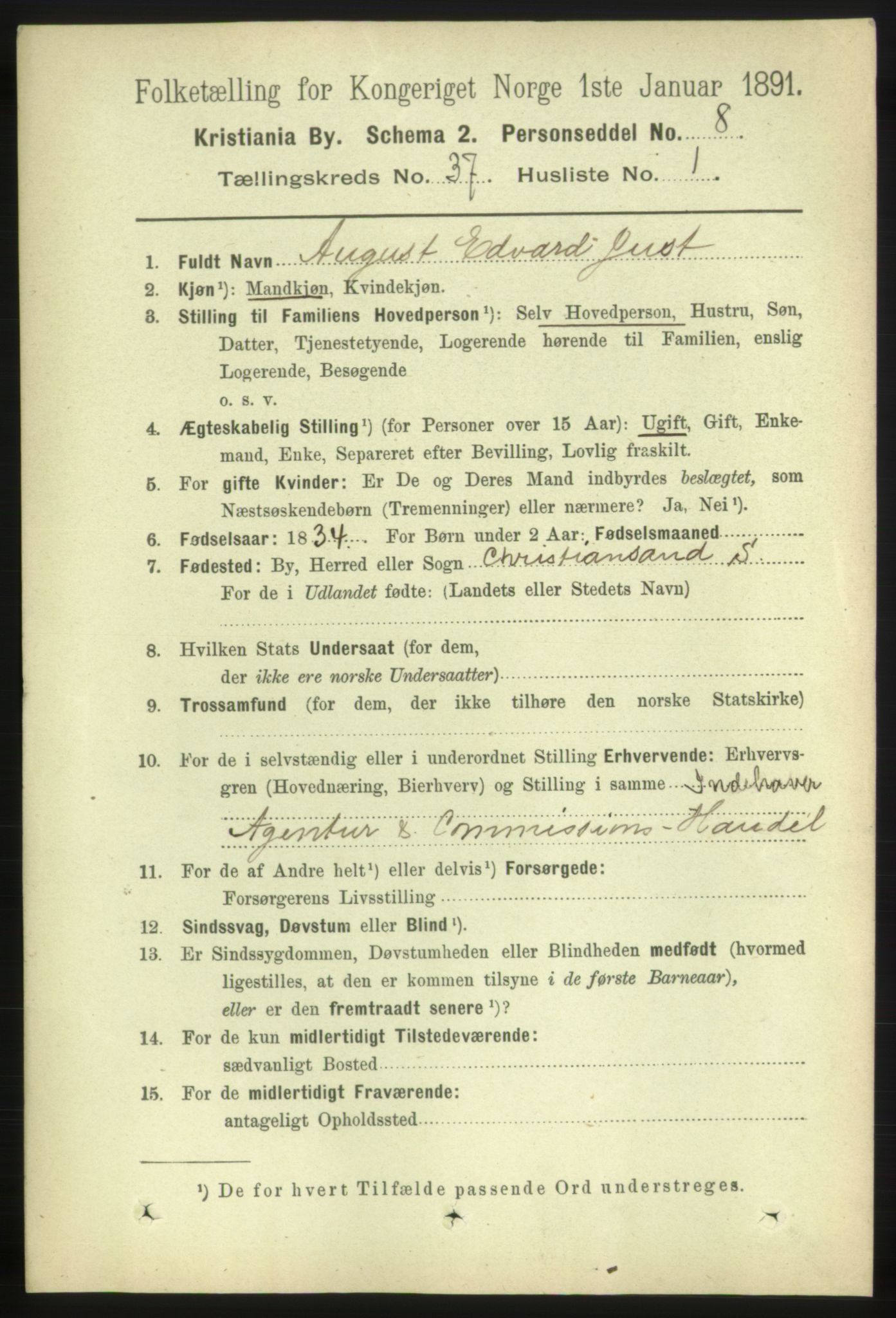 RA, 1891 census for 0301 Kristiania, 1891, p. 20440