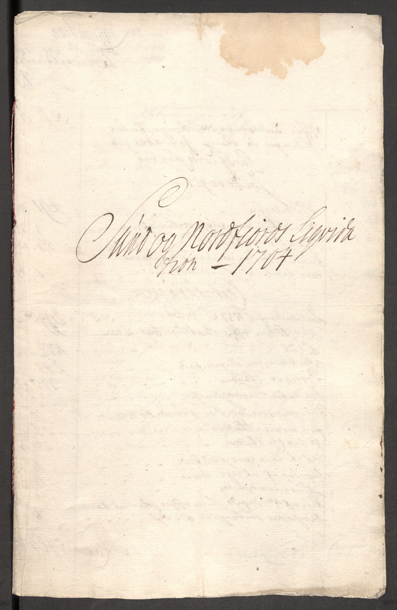Rentekammeret inntil 1814, Reviderte regnskaper, Fogderegnskap, RA/EA-4092/R53/L3428: Fogderegnskap Sunn- og Nordfjord, 1704, p. 20