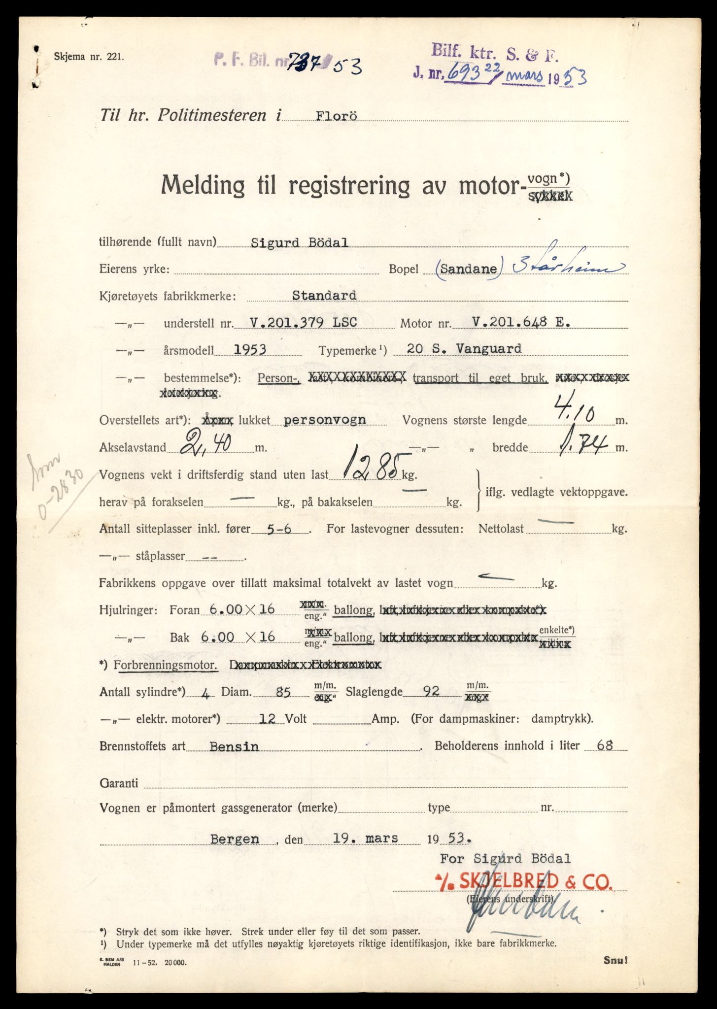 Møre og Romsdal vegkontor - Ålesund trafikkstasjon, AV/SAT-A-4099/F/Fe/L0048: Registreringskort for kjøretøy T 14721 - T 14863, 1927-1998, p. 2269