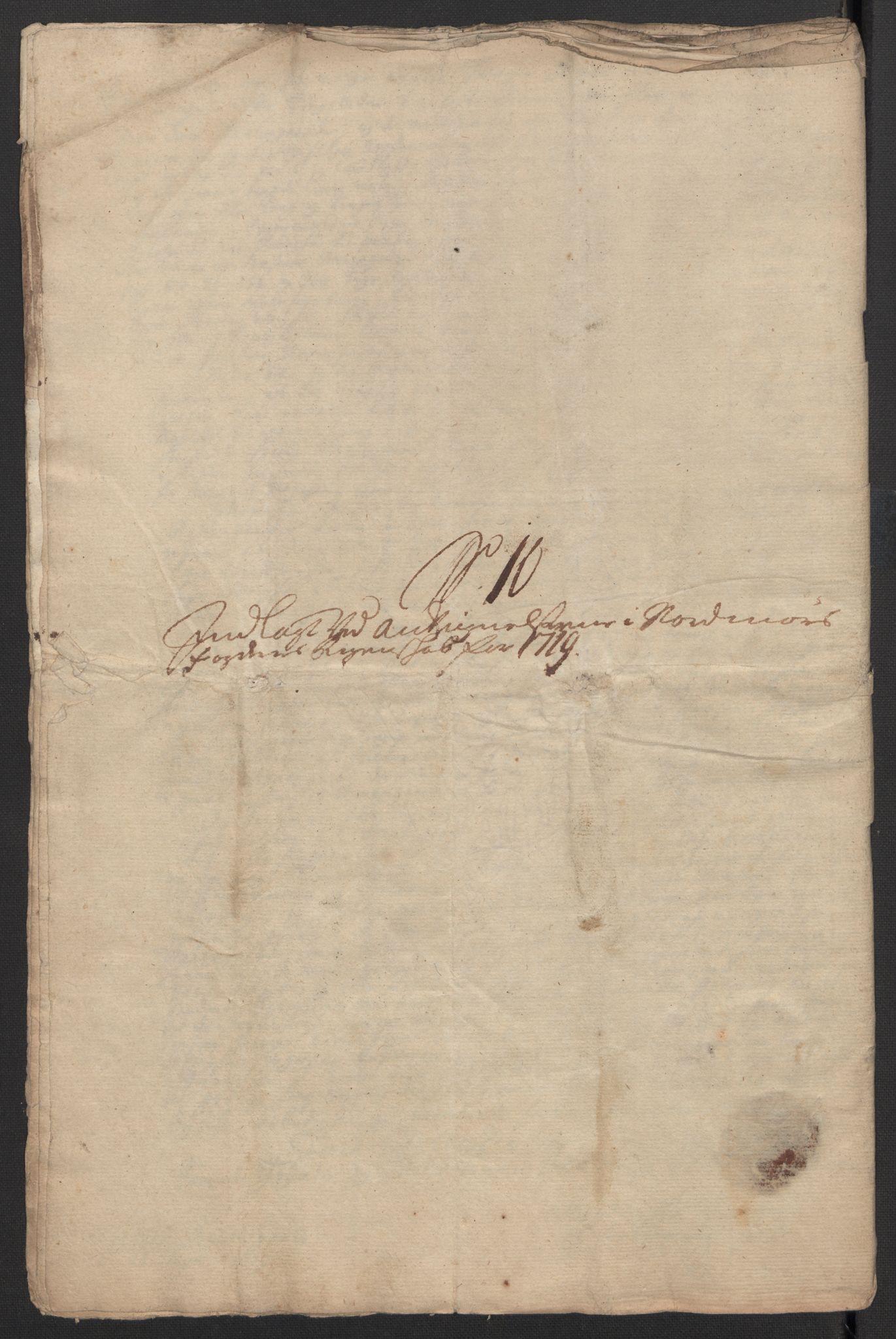 Rentekammeret inntil 1814, Reviderte regnskaper, Fogderegnskap, RA/EA-4092/R56/L3752: Fogderegnskap Nordmøre, 1719, p. 342
